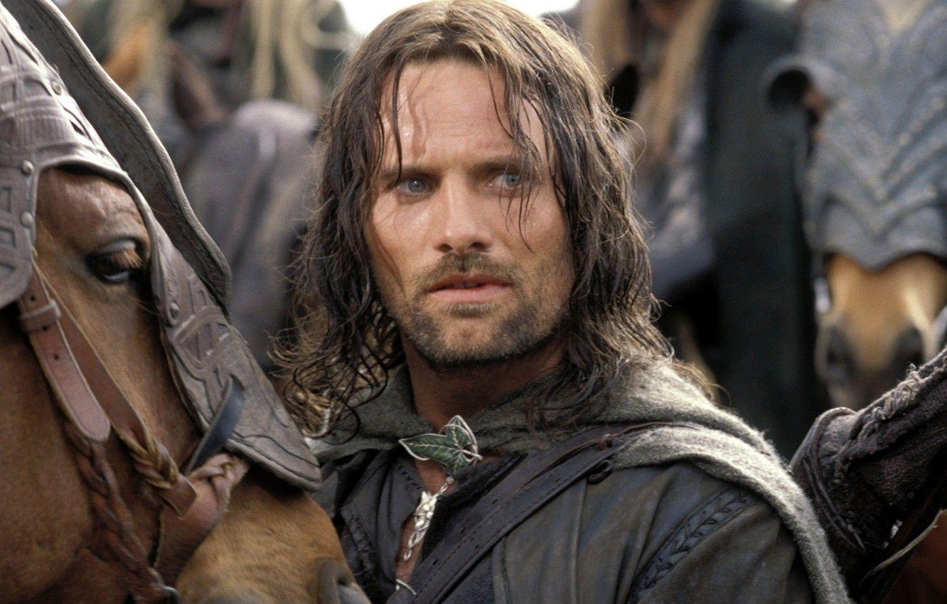 Aragorn, Herr der Ringe, Rahmen, Fantasy, Geschichte, 1340x850 HD Desktop