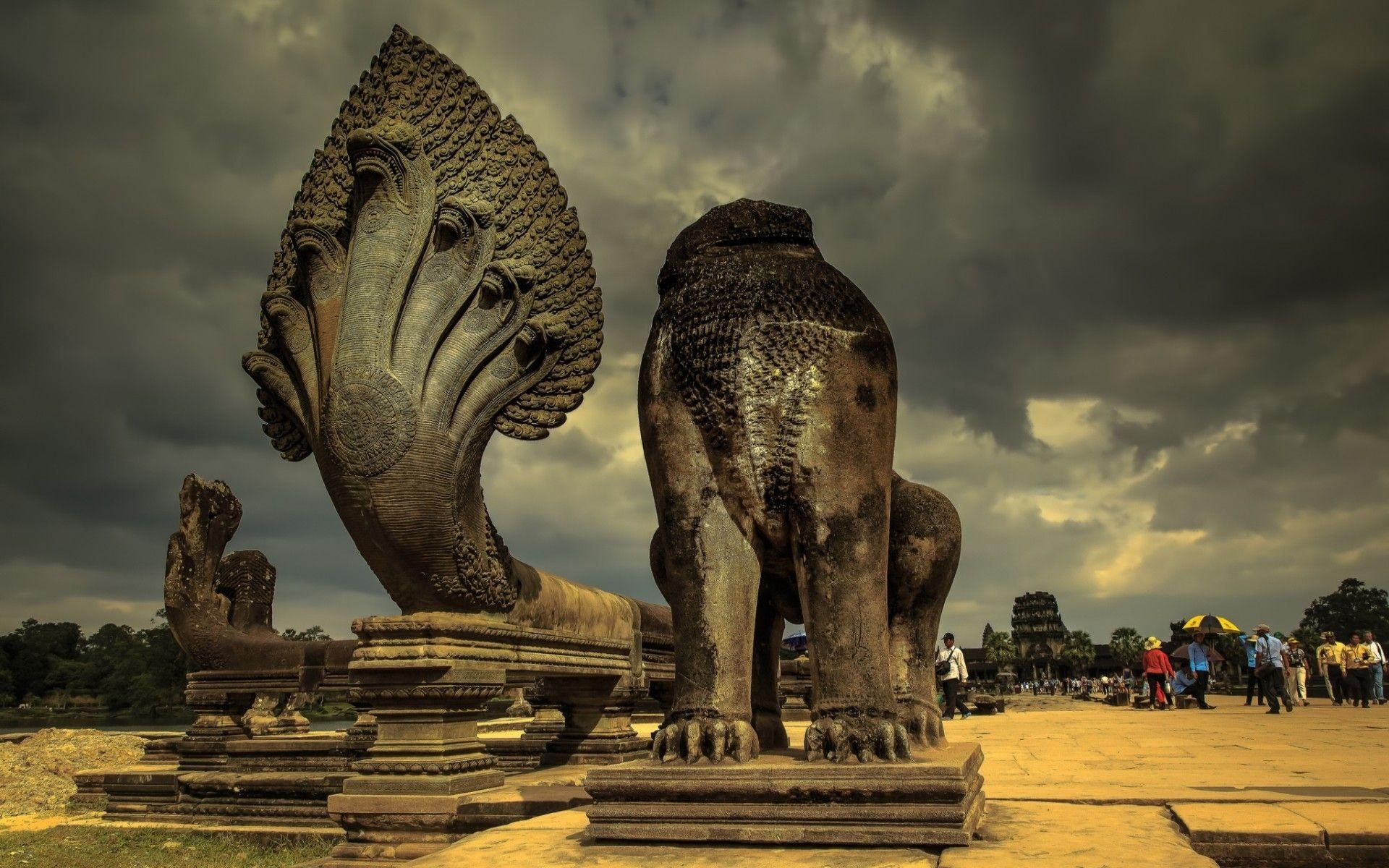 Angkor Wat, Reisen, Tempel, Kambodscha, Historische Stätte, 1920x1200 HD Desktop