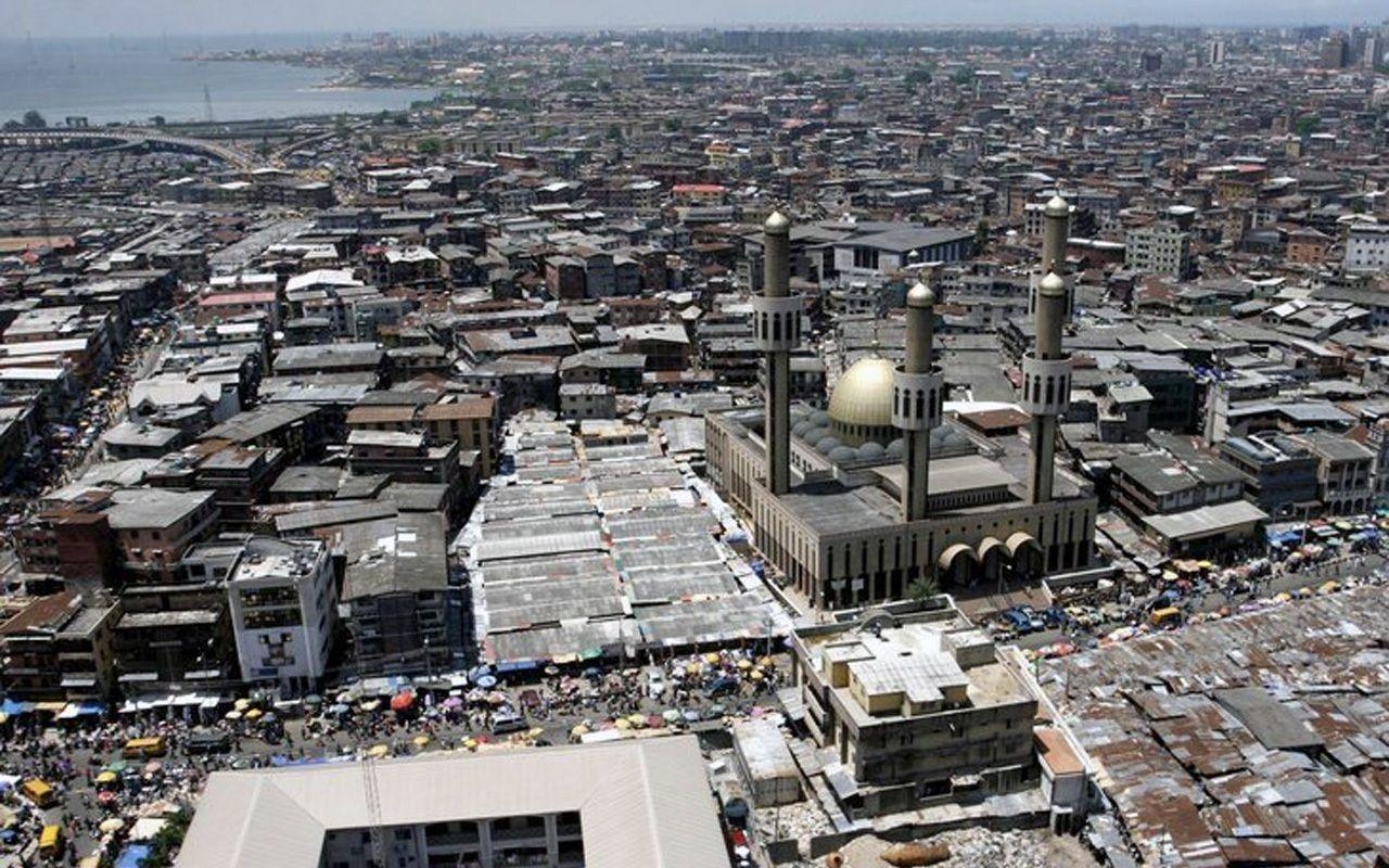 Lagos Hintergrund, Nigeria, Skyline, Afrika Reisen, 1280x800 HD Desktop