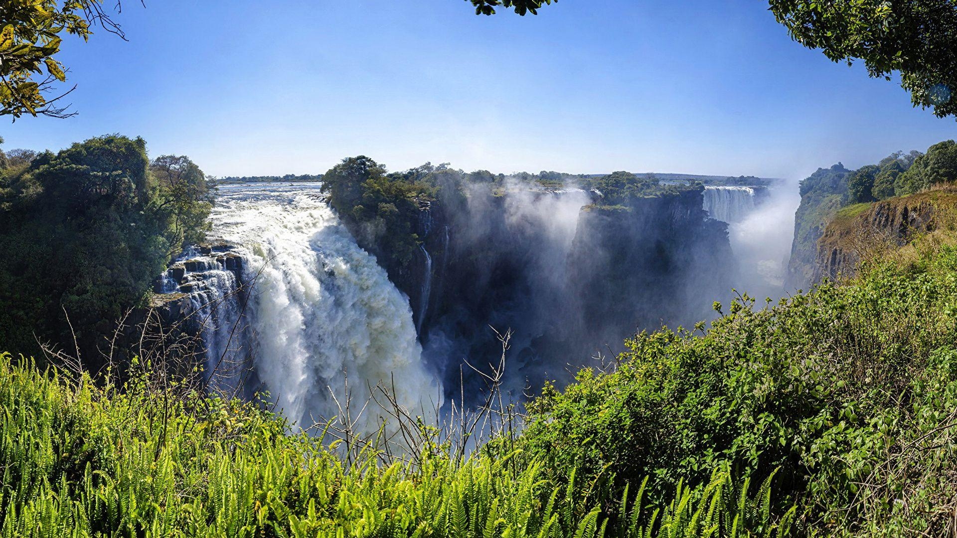 Victoriafälle, Simbabwe, Natur, Wasserfälle, Fotografie, 1920x1080 Full HD Desktop