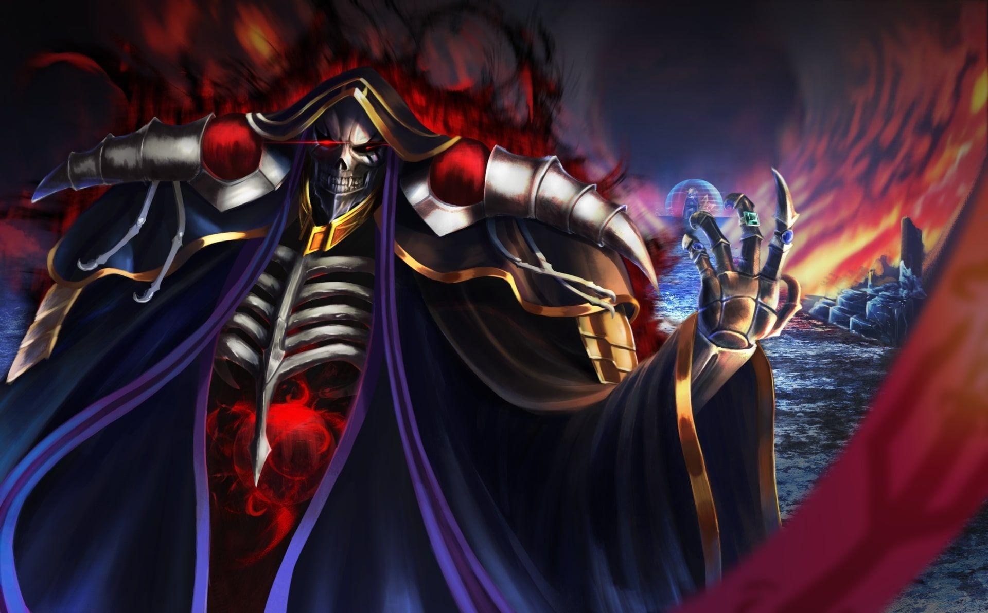 Ainz Ooal Gown, Anime, Overlord, HD Bild, 1920x1200 HD Desktop