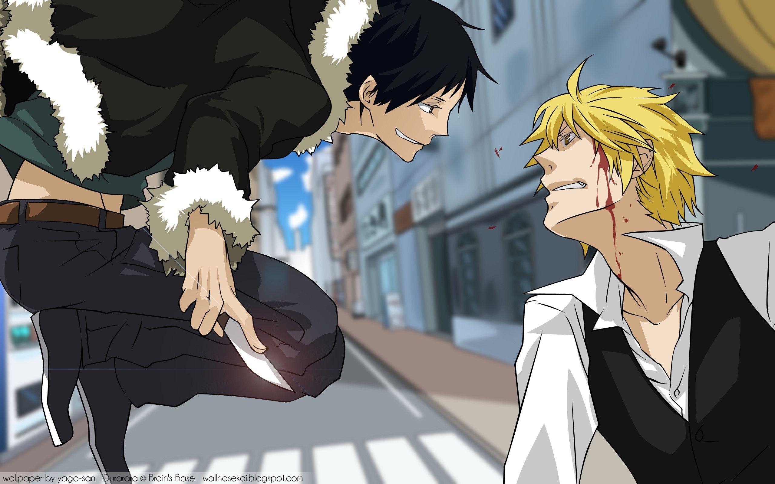 Izaya Orihara, Bild, Anime, Durarara, 2560x1600 HD Desktop