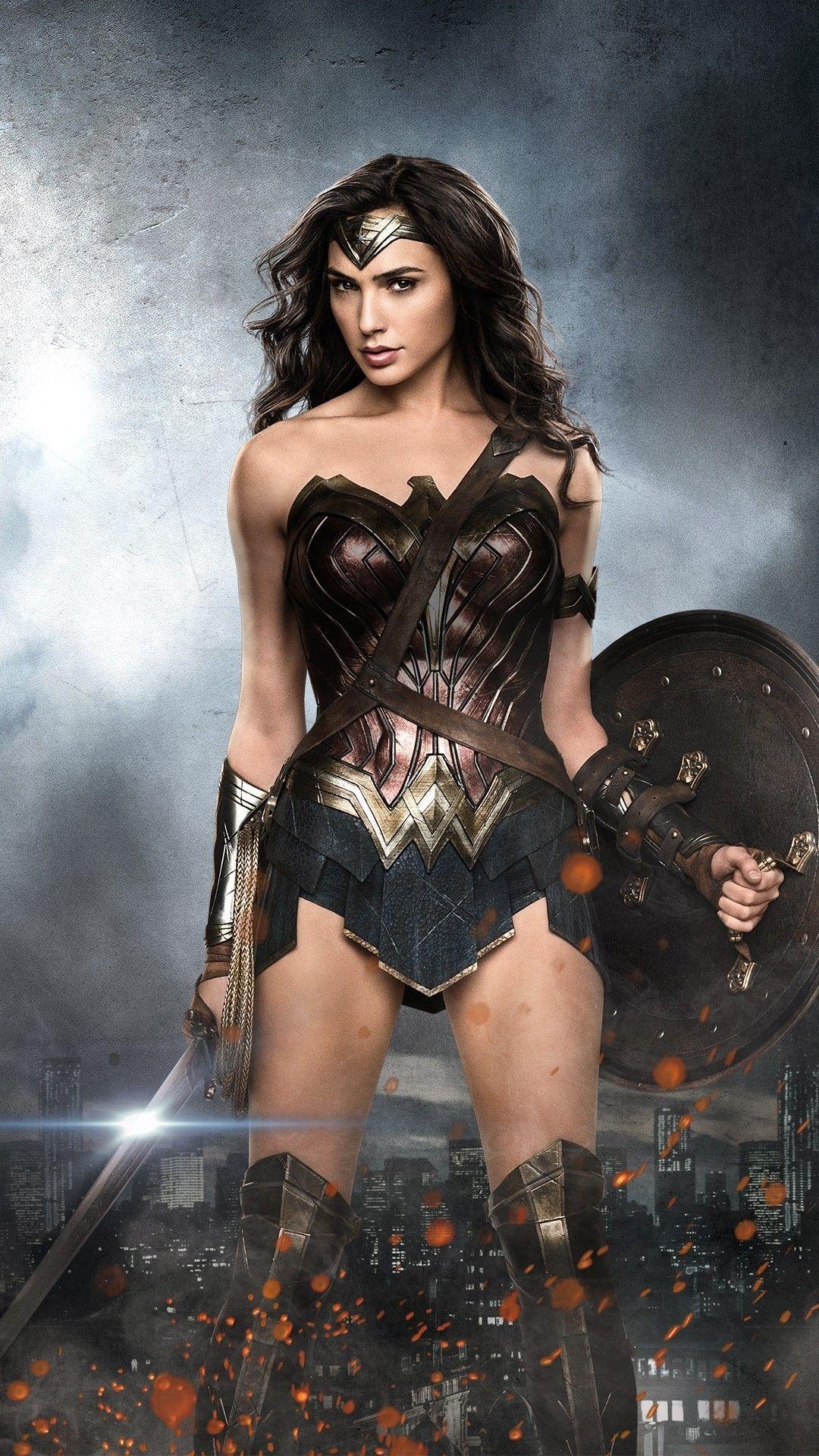 Gal Gadot, iPhone Wallpaper, Superheldin, Filmstar, Bild, 1080x1920 Full HD Handy