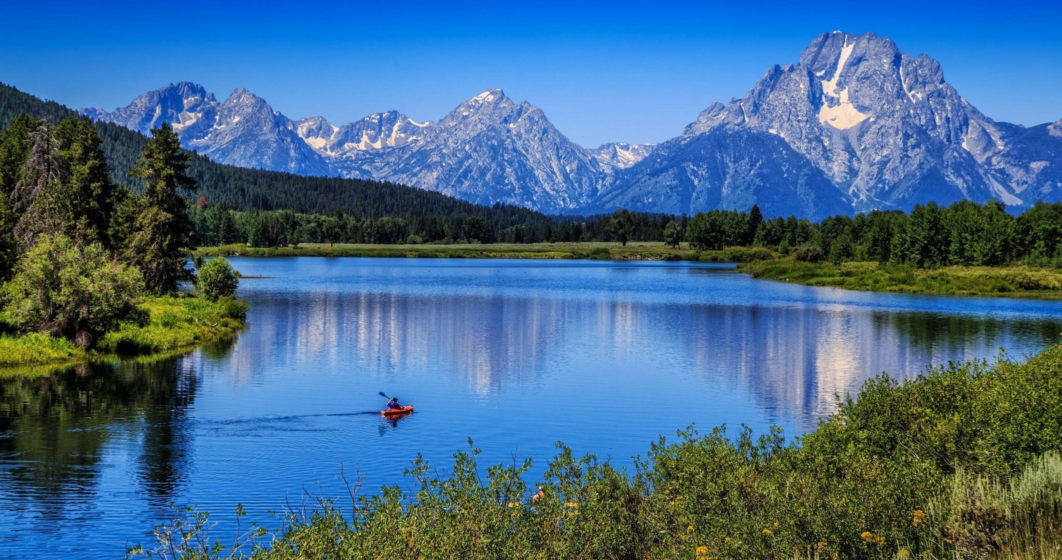 4K Ultra HD, Wyoming, Grand Teton, Nationalpark, USA, 4100x2160 4K Desktop