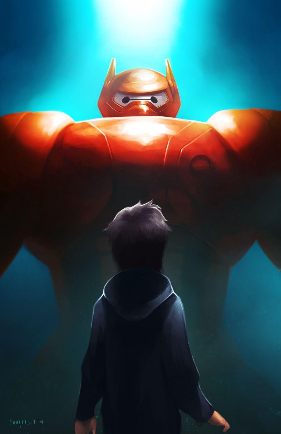 Hiro, Baymax, HD, Hintergrund, Szenen, 900x1400 HD Handy