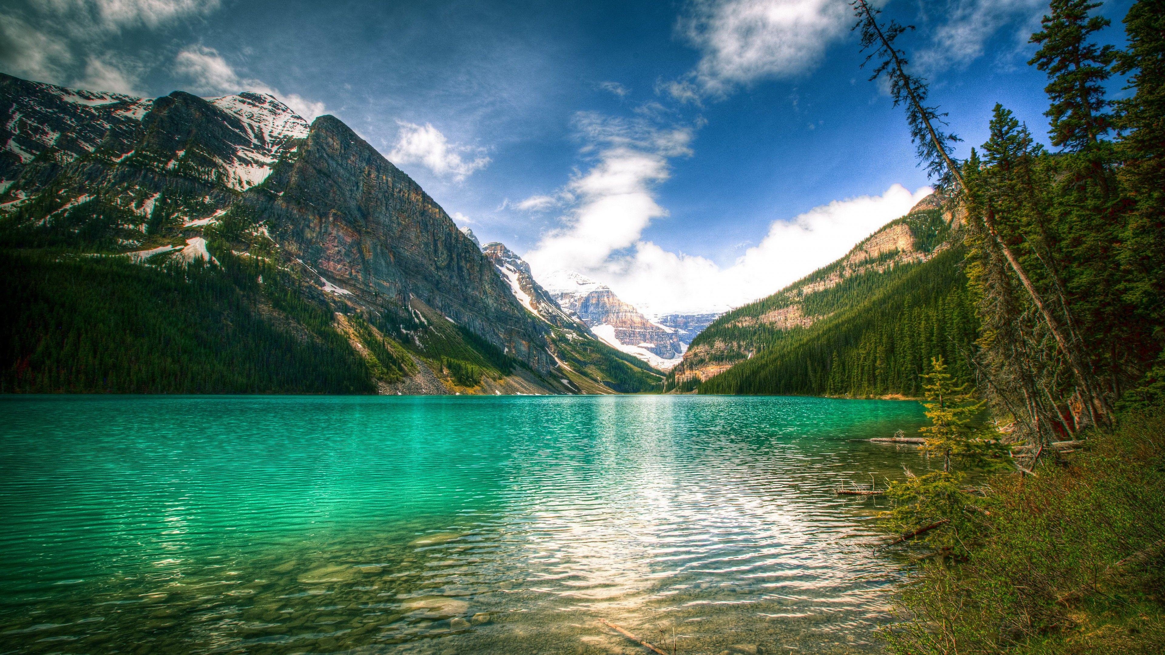 Lake Louise, Kanada, 5K, 4K, Nationalpark, 3840x2160 4K Desktop