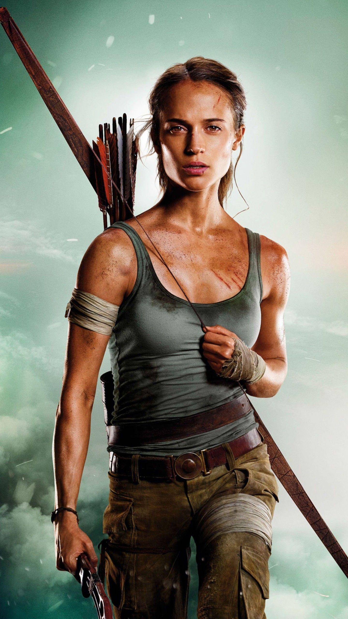 Tomb Raider, Alicia Vikander, Lara Croft, HD, 1440x2560 HD Handy