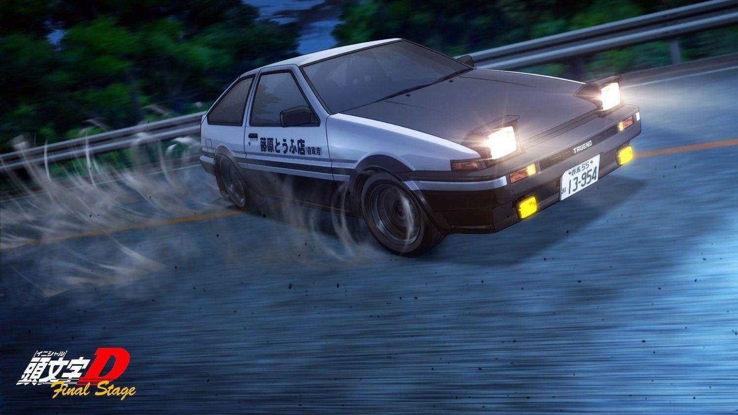 Final Stage, Initial D, HD, Anime, Autos, 1500x850 HD Desktop