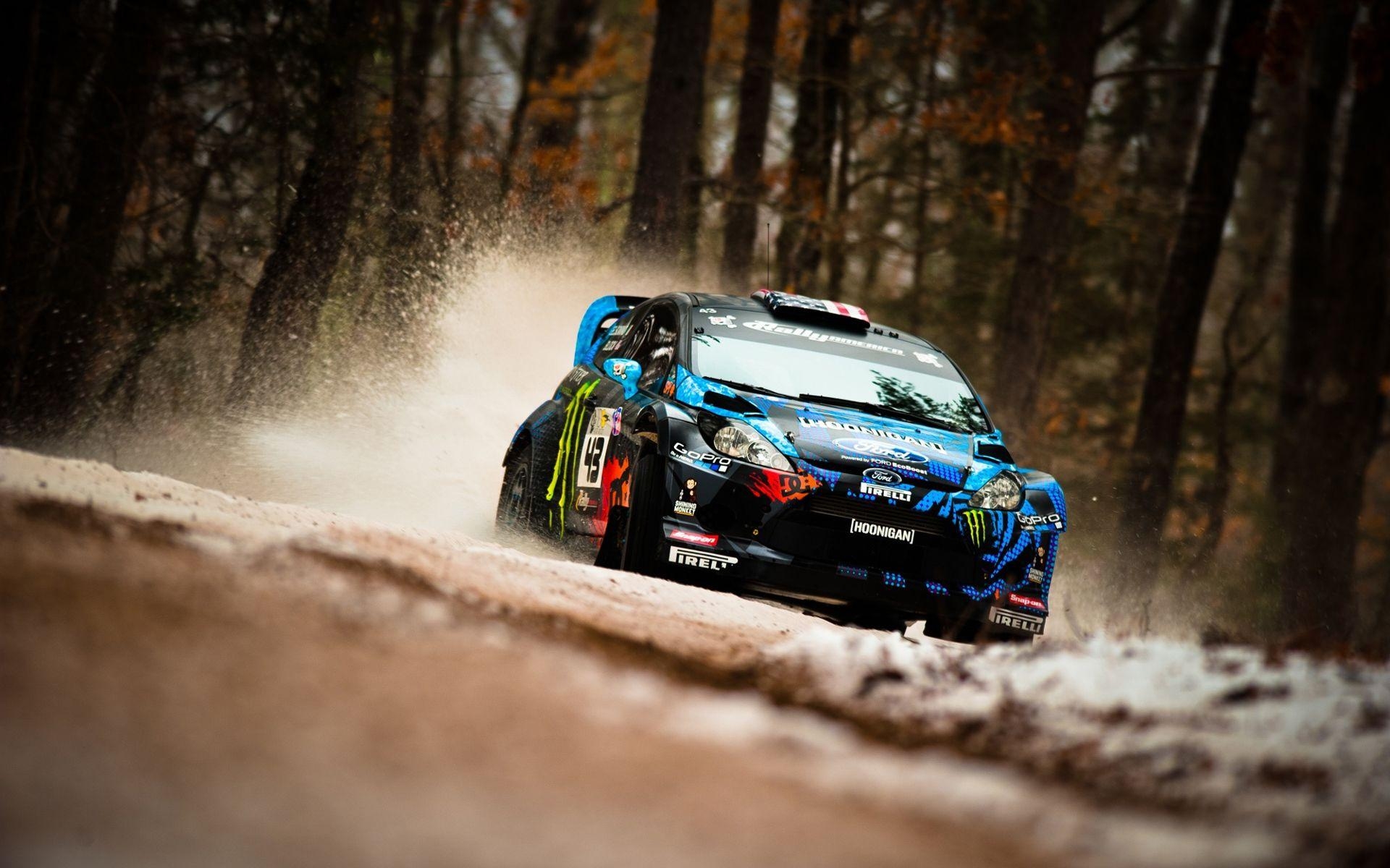 Ken Block, Ford Fiesta, Rallye, Motorsport, kostenlos, 1920x1200 HD Desktop