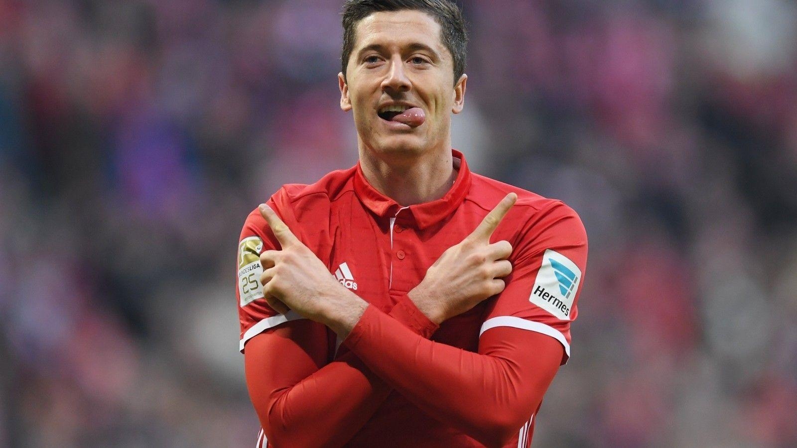 Robert Lewandowski, Download, Fußball, Hintergrundbild, Sport, 1600x900 HD Desktop