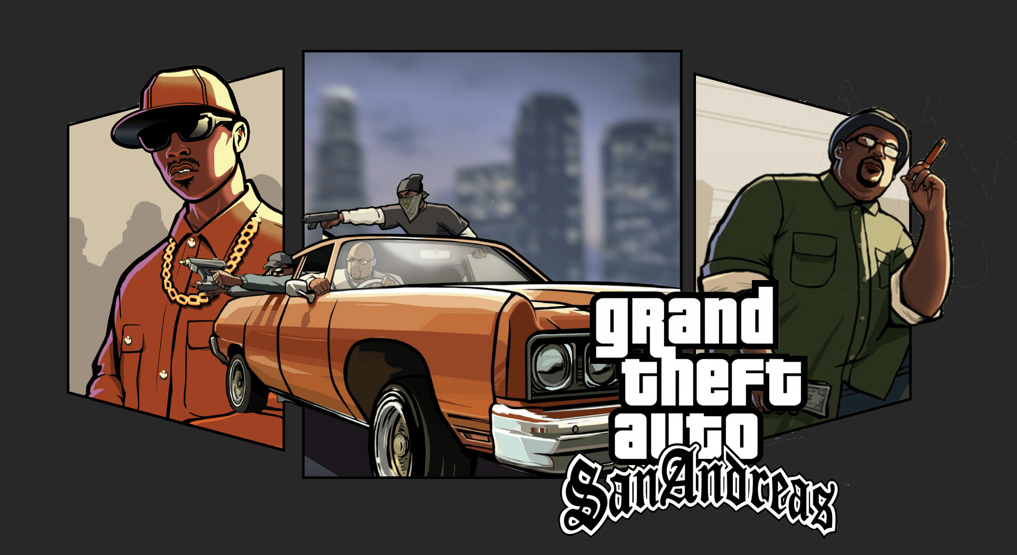 GTA San Andreas, Eigenes, Hintergrund, Grafik, Spiel, 1980x1080 HD Desktop