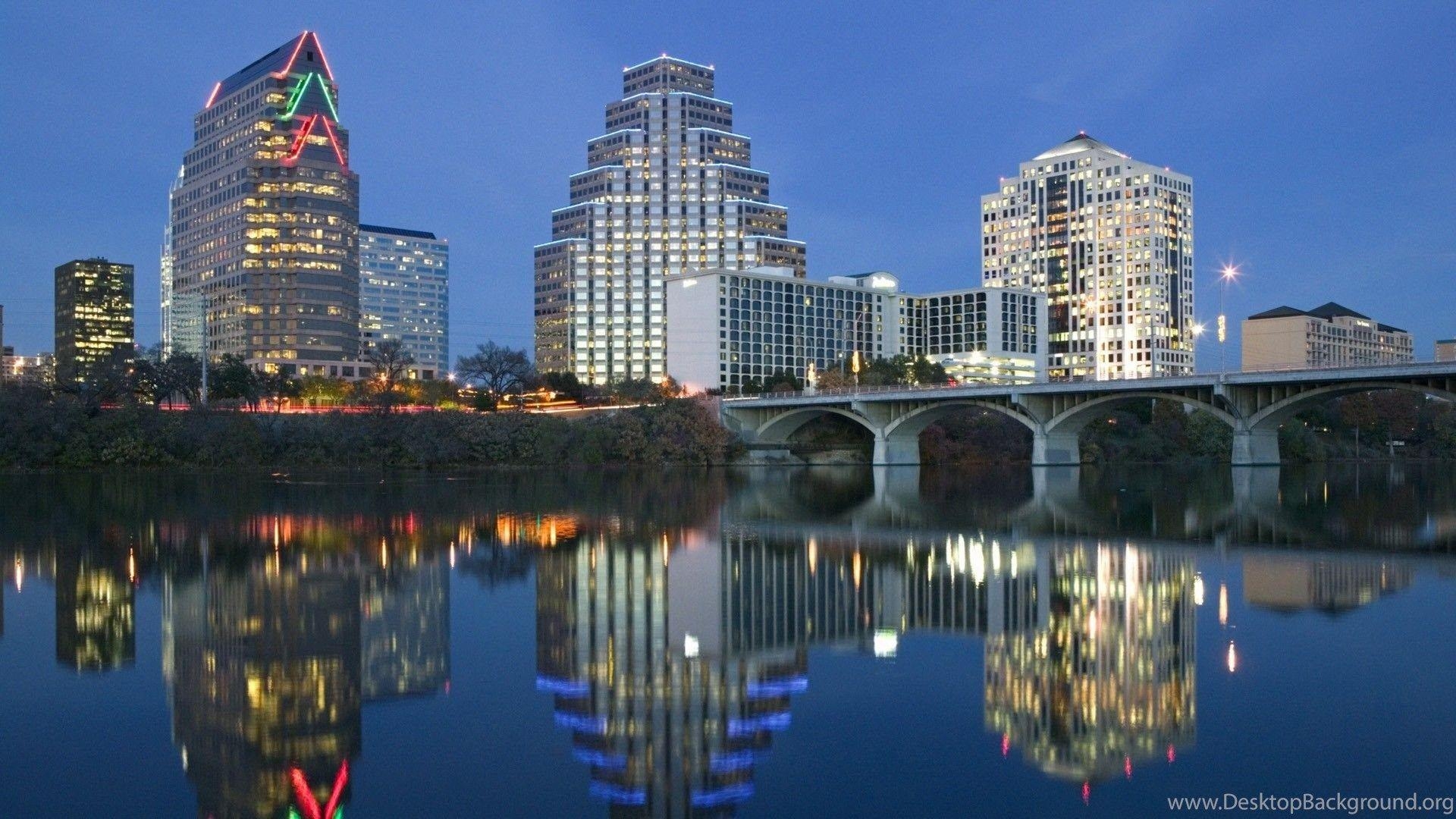 Austin Skylines, Download, Hintergrund, Stadtansicht, 1920x1080 Full HD Desktop