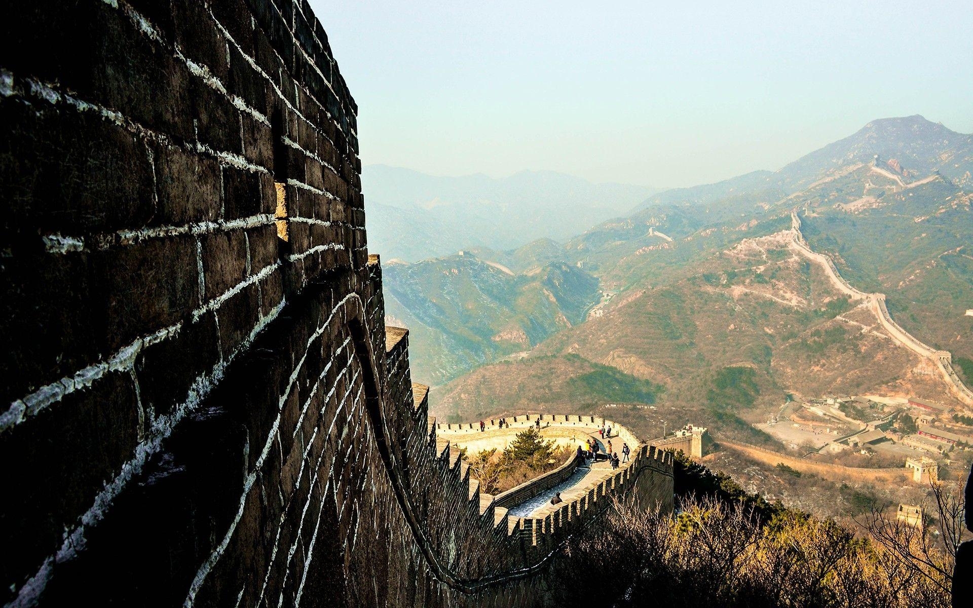 Chinesische Mauer, Wunder, Bauwerk, China, Historische, 1920x1200 HD Desktop