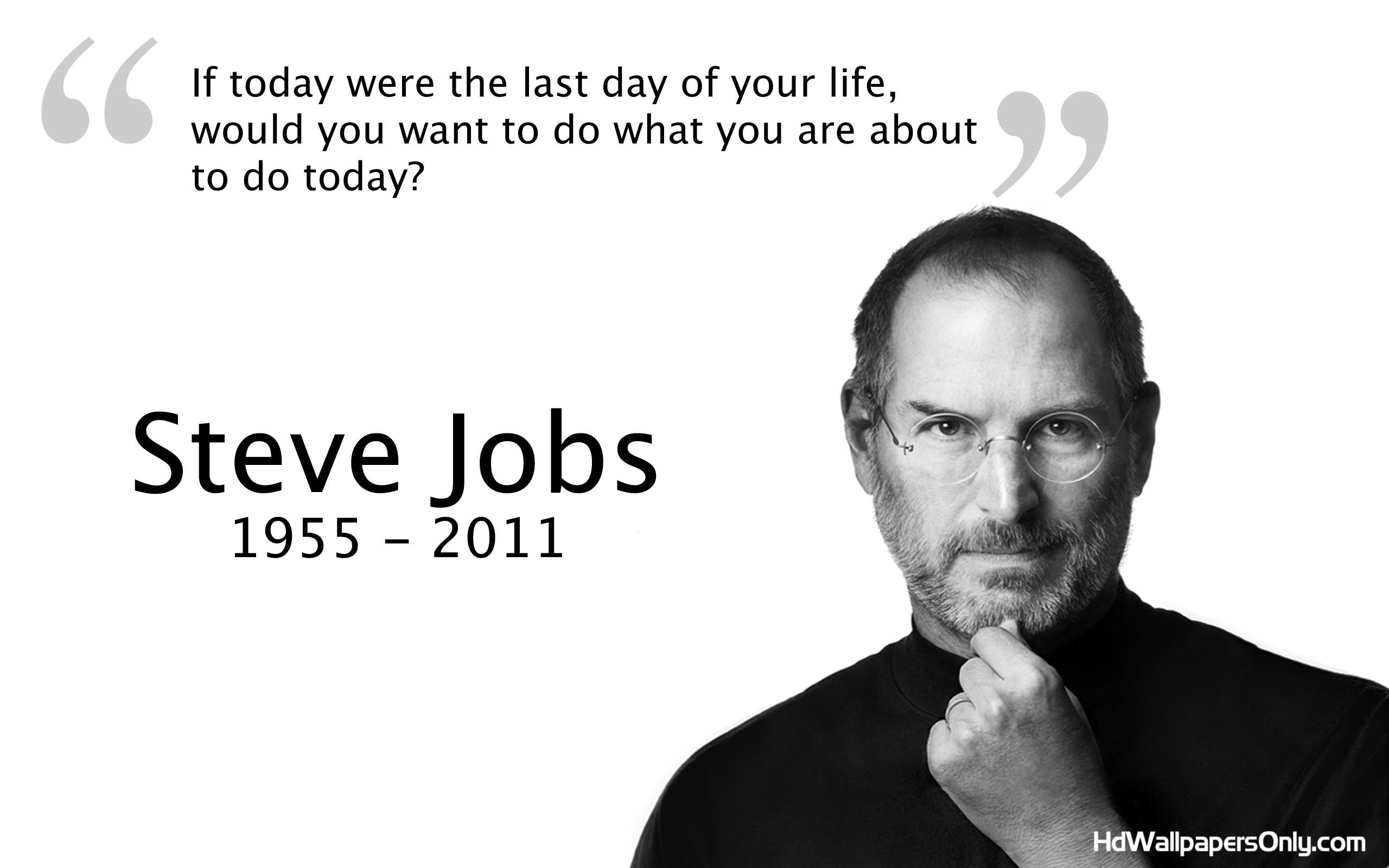 Steve Jobs, Zitate, Bild, Inspiration, Leben, 2560x1600 HD Desktop