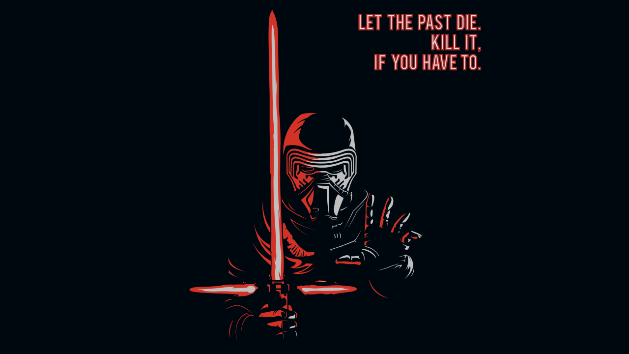 Kylo Ren, Zitate, 4K, Kreativität, Star Wars, 1280x720 HD Desktop