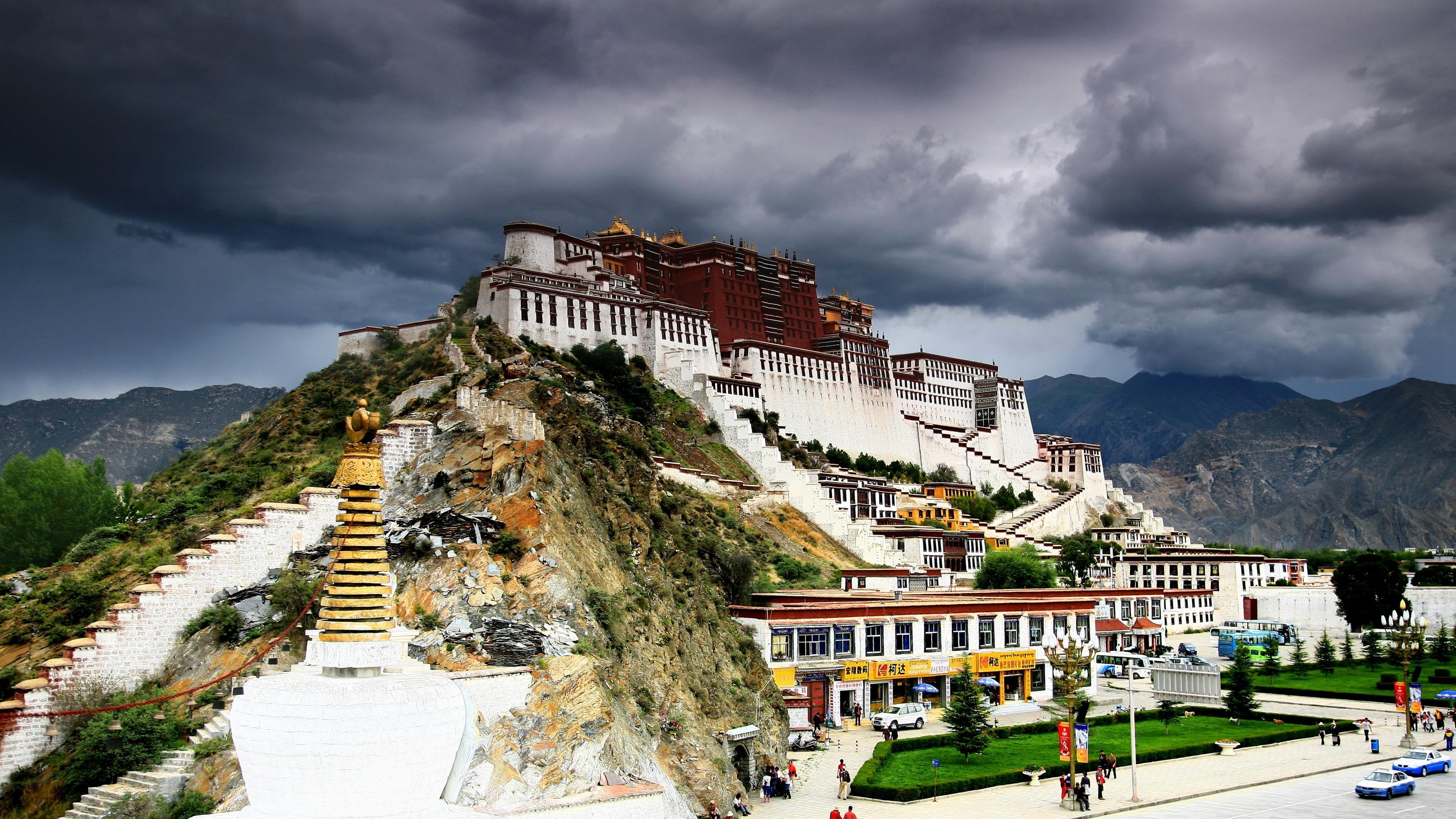 Potala Palast, Reisen, Lhasa, Tibet, Architektur, 3840x2160 4K Desktop