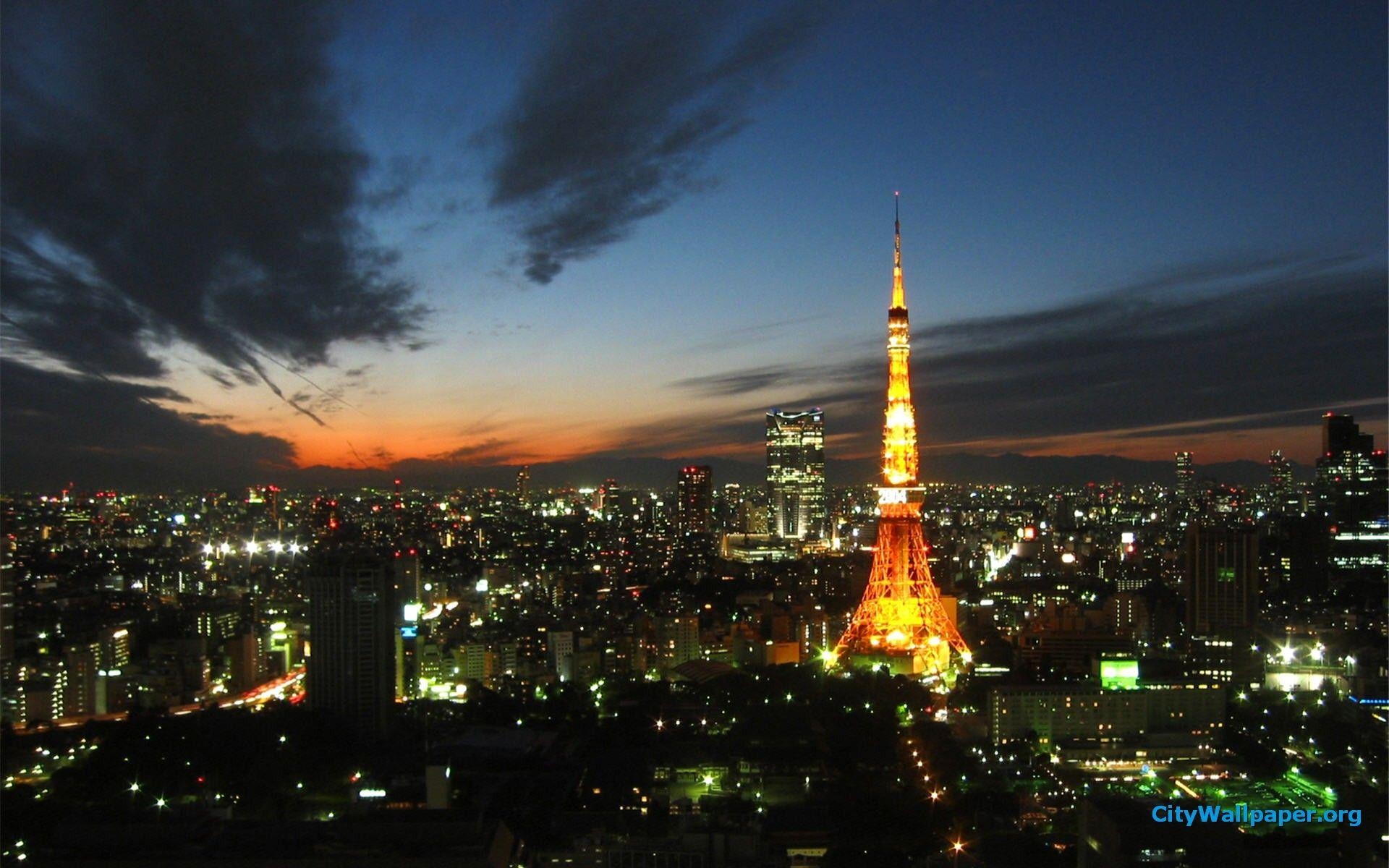 Tokyo Tower, Japan, Wallpaper, Hauptstadt, Reise, 1920x1200 HD Desktop