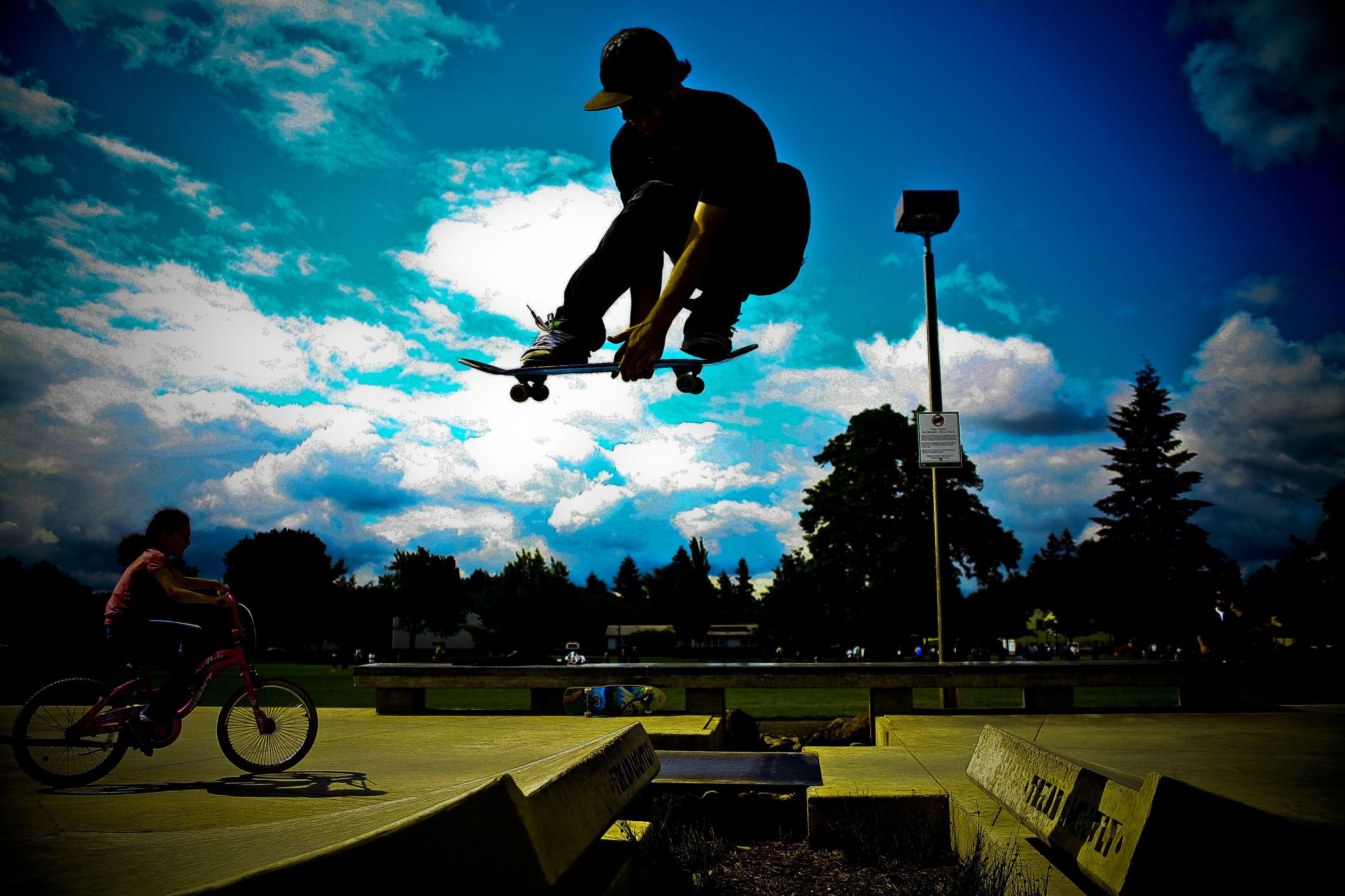 Skateboard, Bild, High-Definition, Action, Skatepark, 3170x2120 HD Desktop