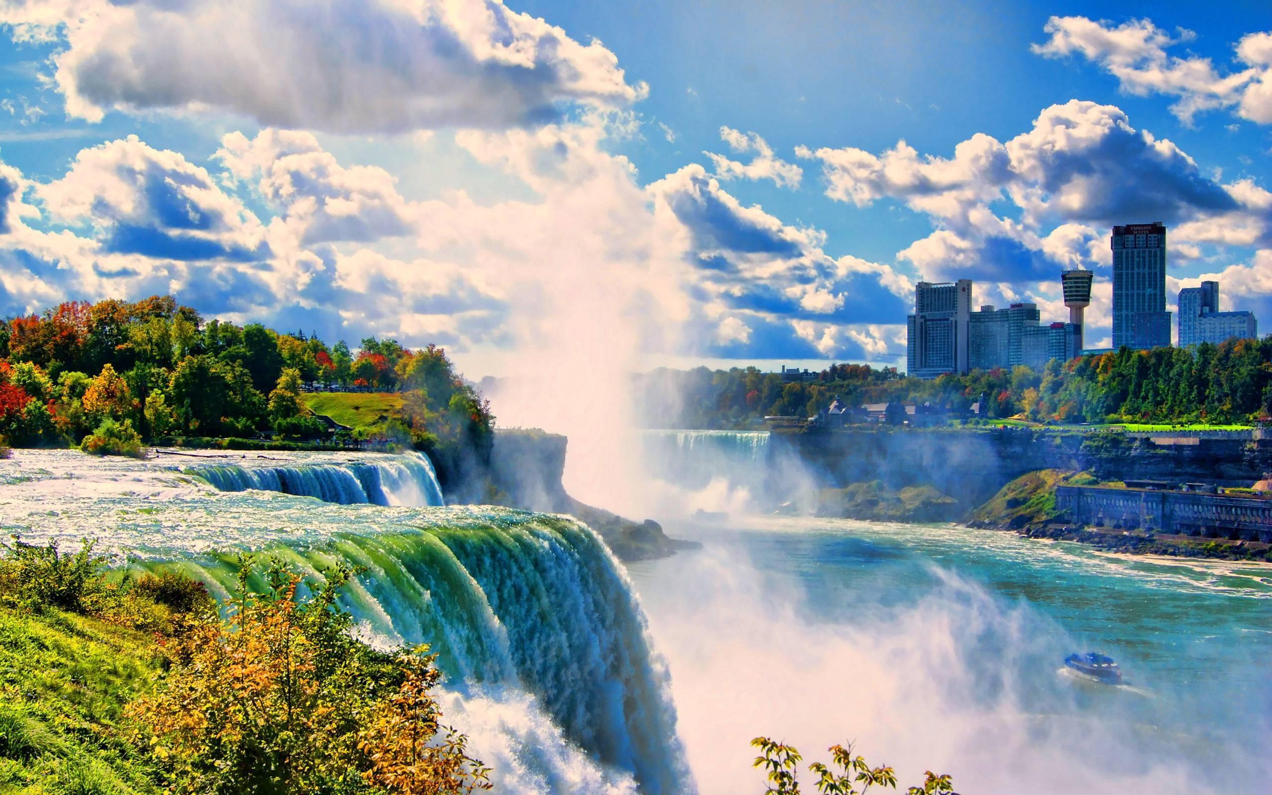 Niagarafälle, Reisen, Wasserfall, Kanada, Natur, 2560x1600 HD Desktop