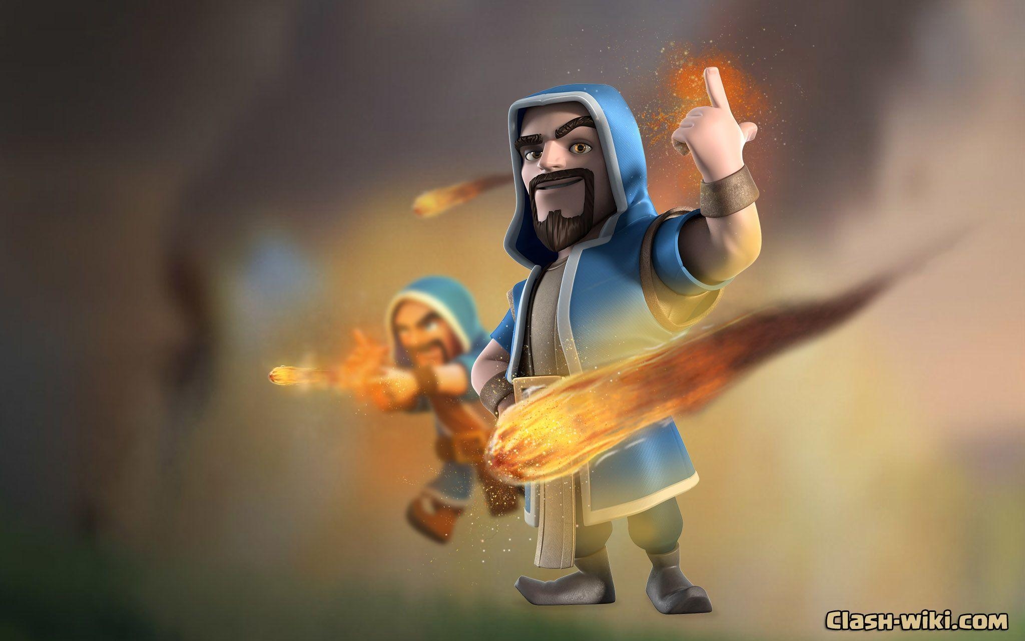 Clash of Clans, Zauberer, Hintergrund, Spiel, 2050x1280 HD Desktop