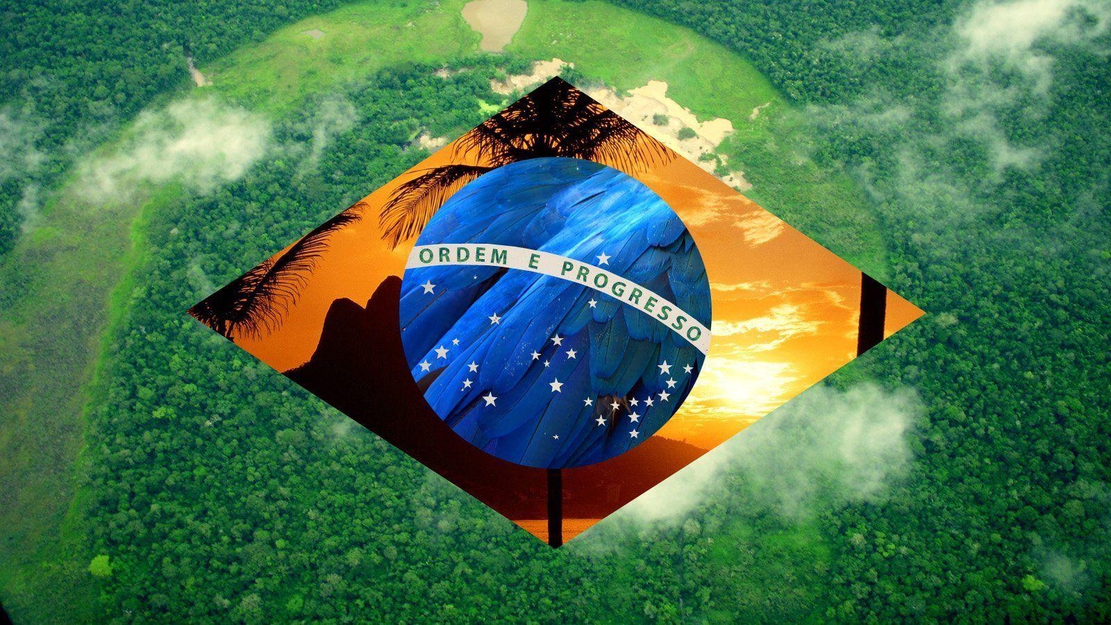 Brasilien, Flagge, HD, Hochwertig, Reise, 1600x900 HD Desktop