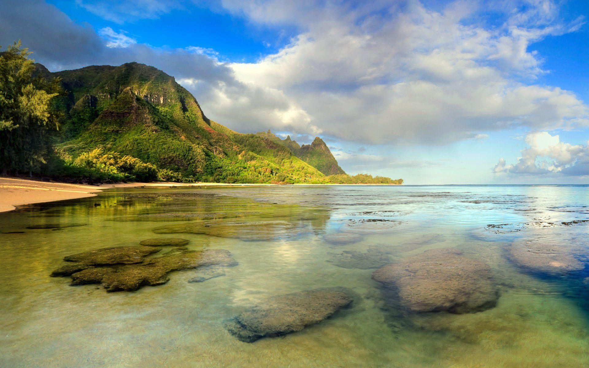 Kauai, Natur, Hawaii, Landschaft, Strand, 1920x1200 HD Desktop