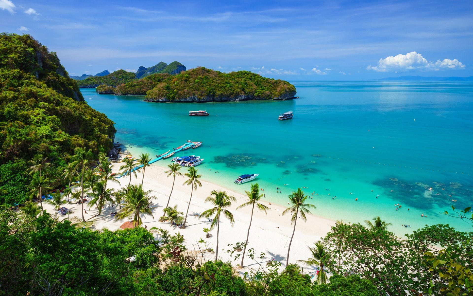 Koh Samui, Küste, Thailand, Nationalpark, Schön, 1920x1200 HD Desktop