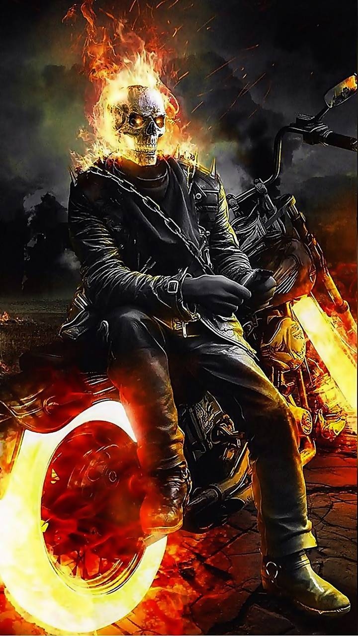 Ghost Rider, HD, Marvel, Bild, Film, 720x1280 HD Handy