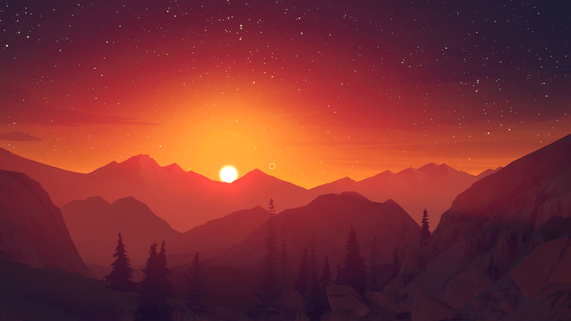 Firewatch, beeindruckend, Desktop, Spiel, Hintergrund, 1920x1080 Full HD Desktop