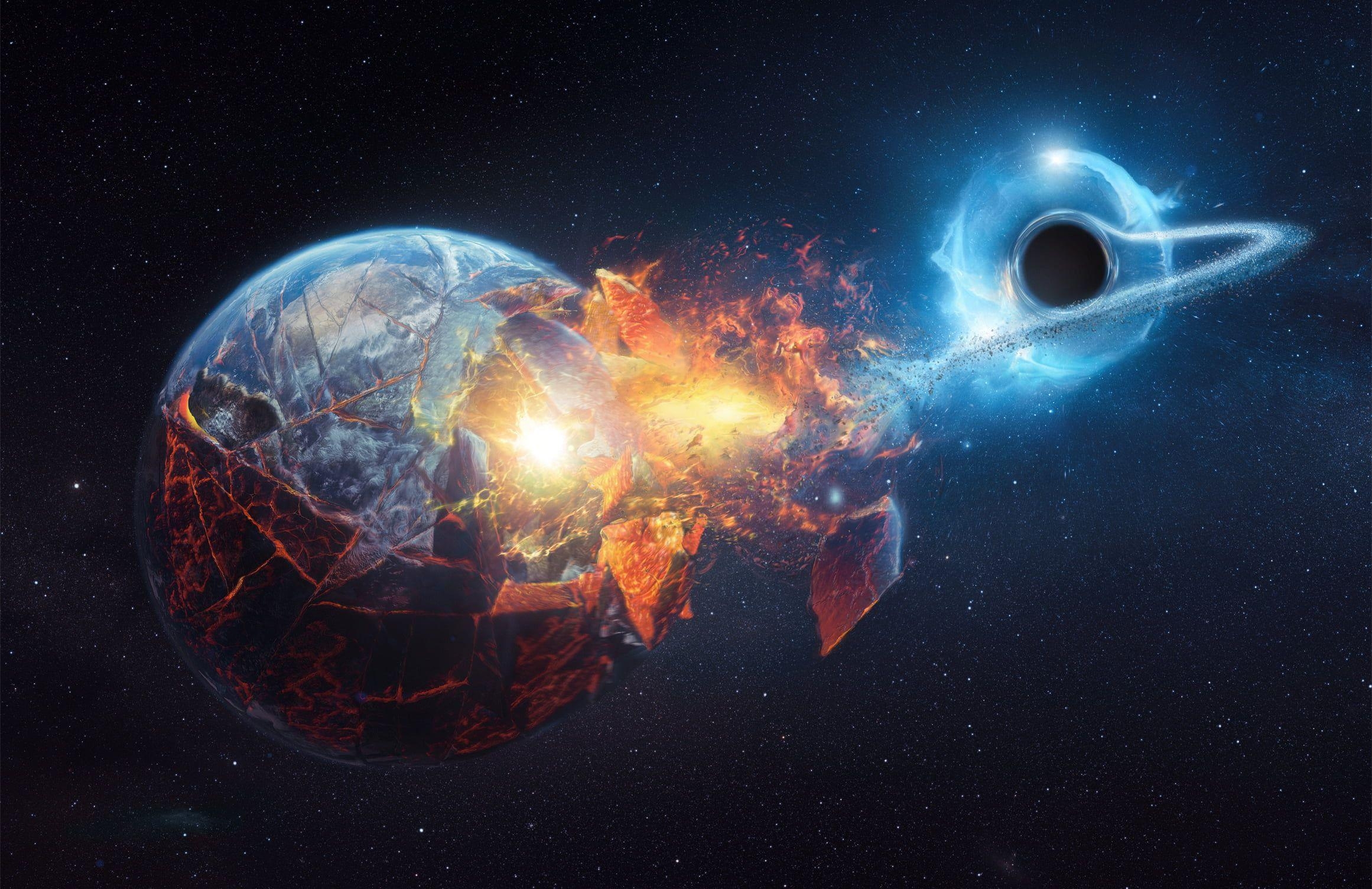 Planet, Explosion, HD, Weltall, Astronomie, 2330x1510 HD Desktop