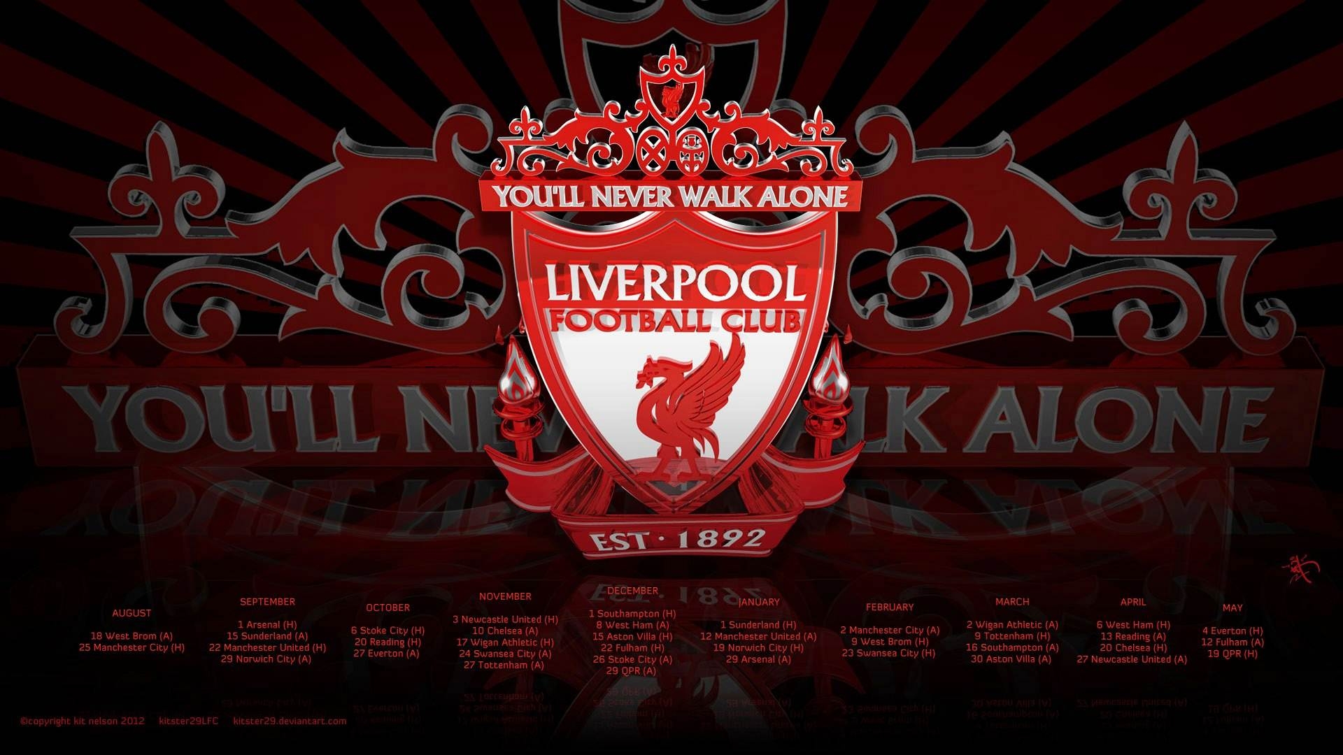 Liverpool FC, 1080p, Hintergrund, Fußball, Anfield, 1920x1080 Full HD Desktop