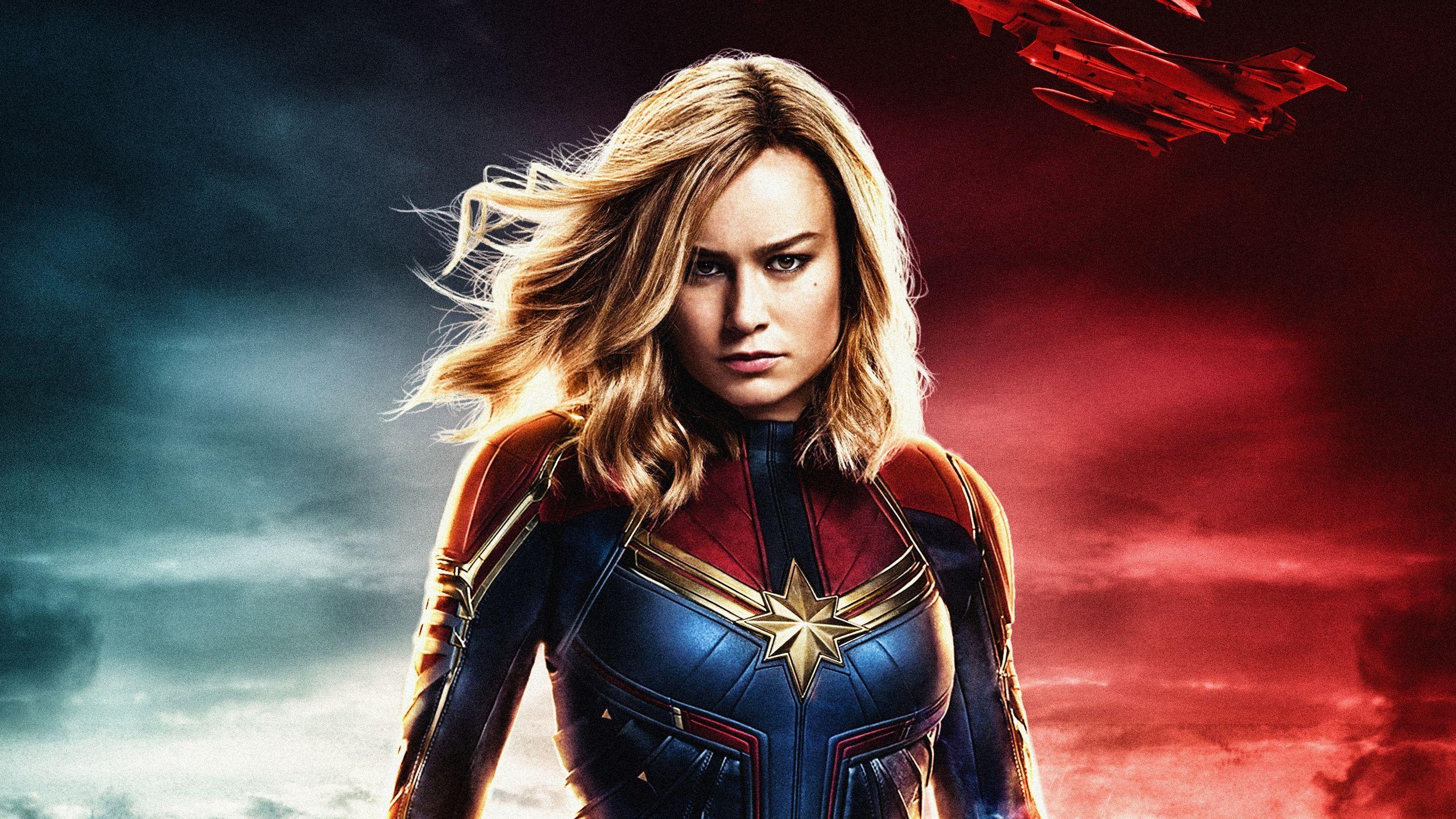 Captain Marvel, 2018, 5K, HD, 4K, Brie Larson, 2560x1440 HD Desktop