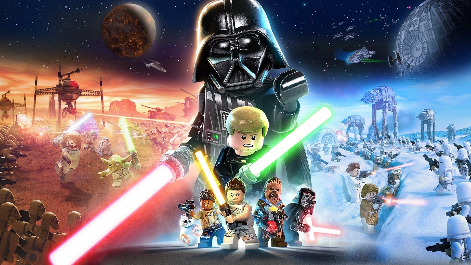 Lego, Star Wars, Skywalker-Saga, Gaming, Hintergrund, 1920x1080 Full HD Desktop