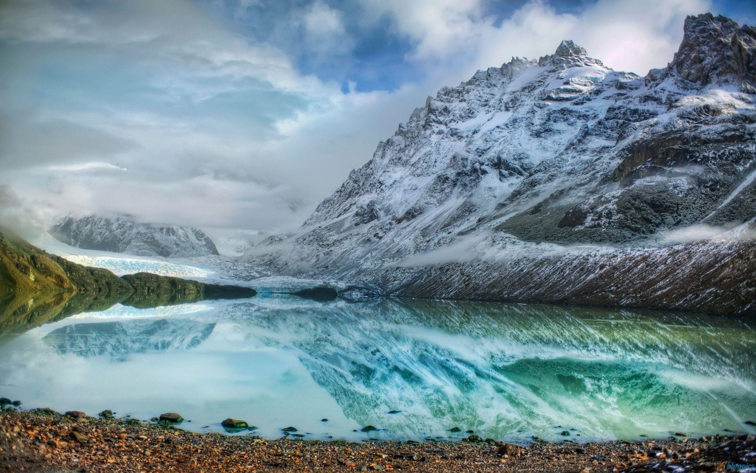 Kalter Berg, Film, See, Berglandschaft, kühler See, 2560x1600 HD Desktop