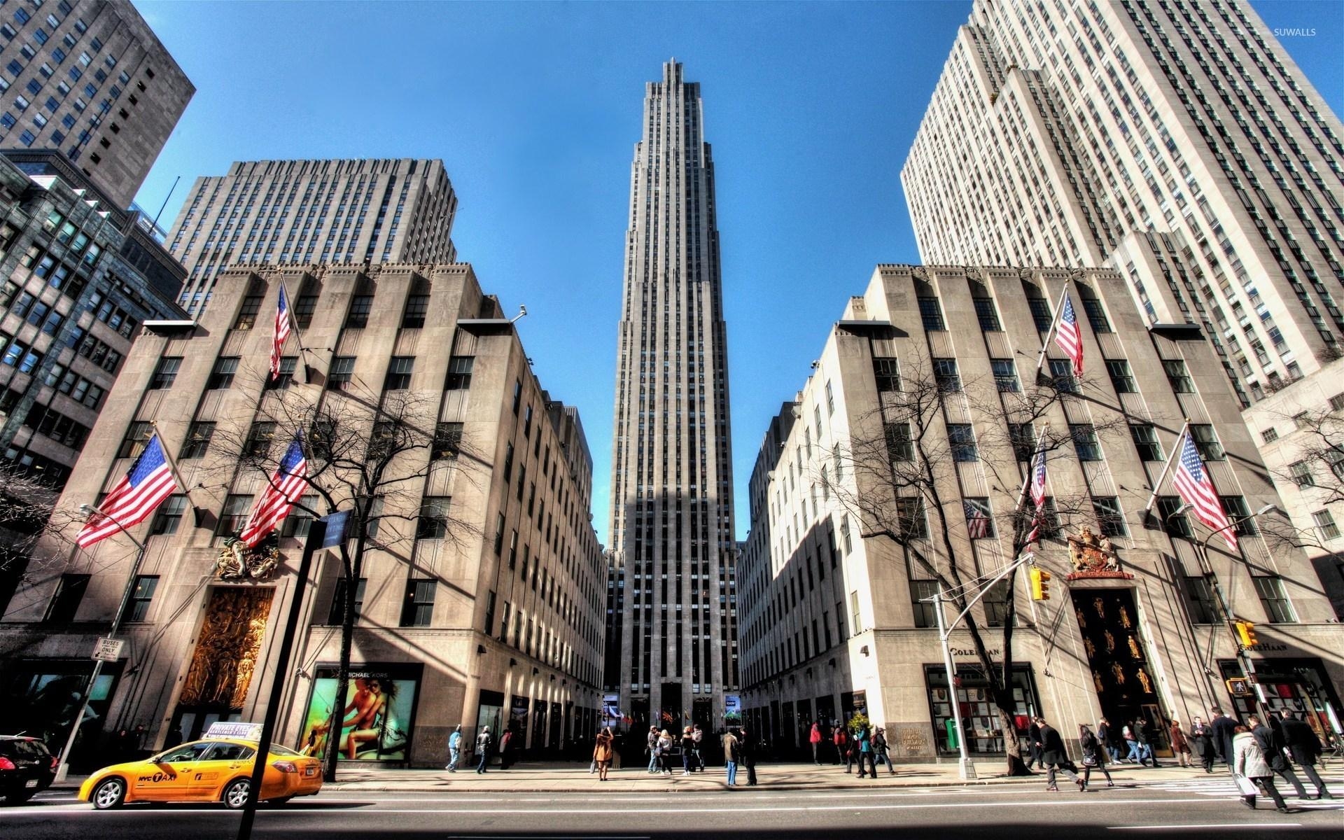 Rockefeller Center, New York City, Urbane Architektur, Bildergalerie, Reisen, 1920x1200 HD Desktop