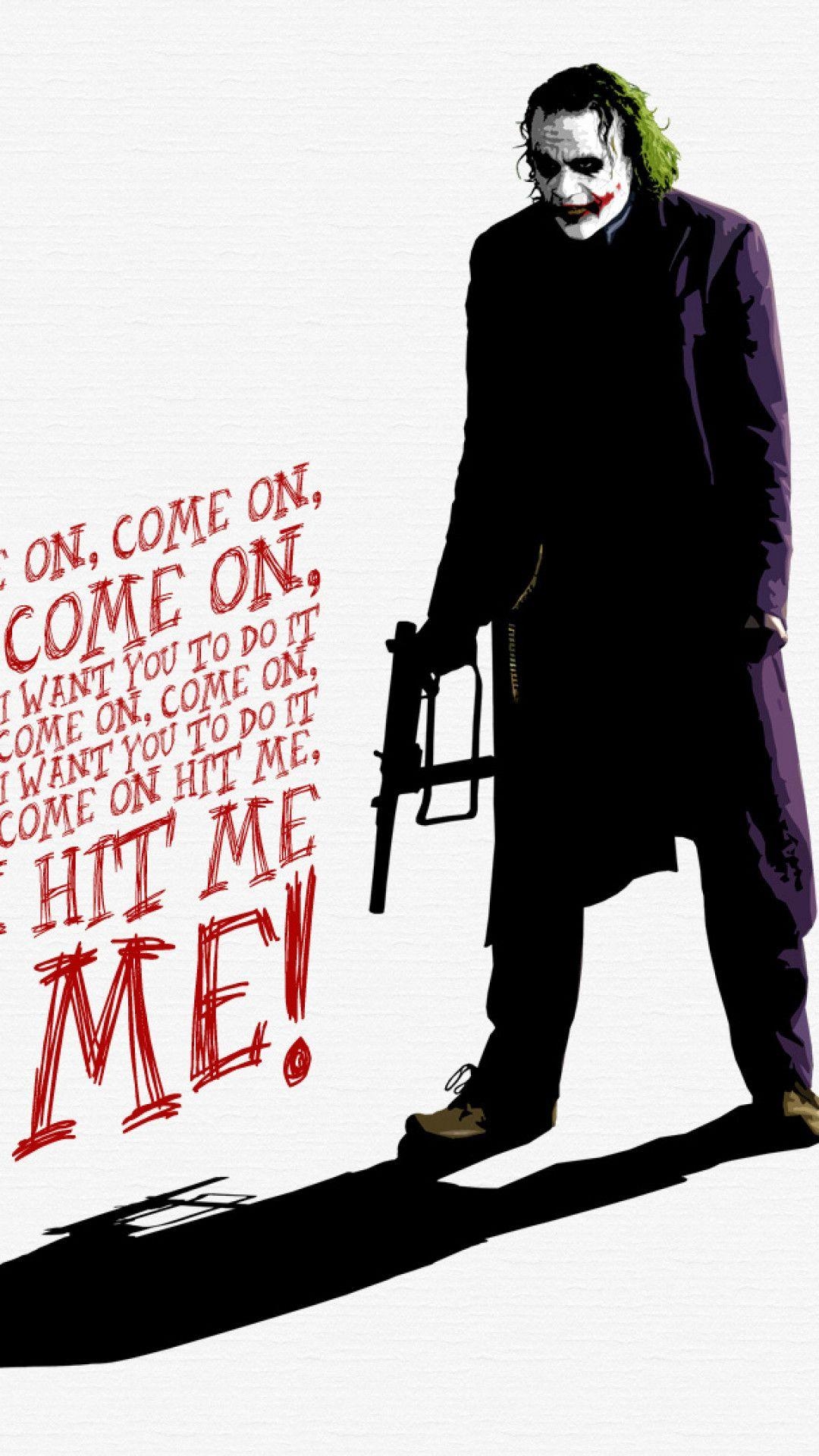 Joker, Dark Knight, Hintergrund, Heath Ledger, Film, 1080x1920 Full HD Handy