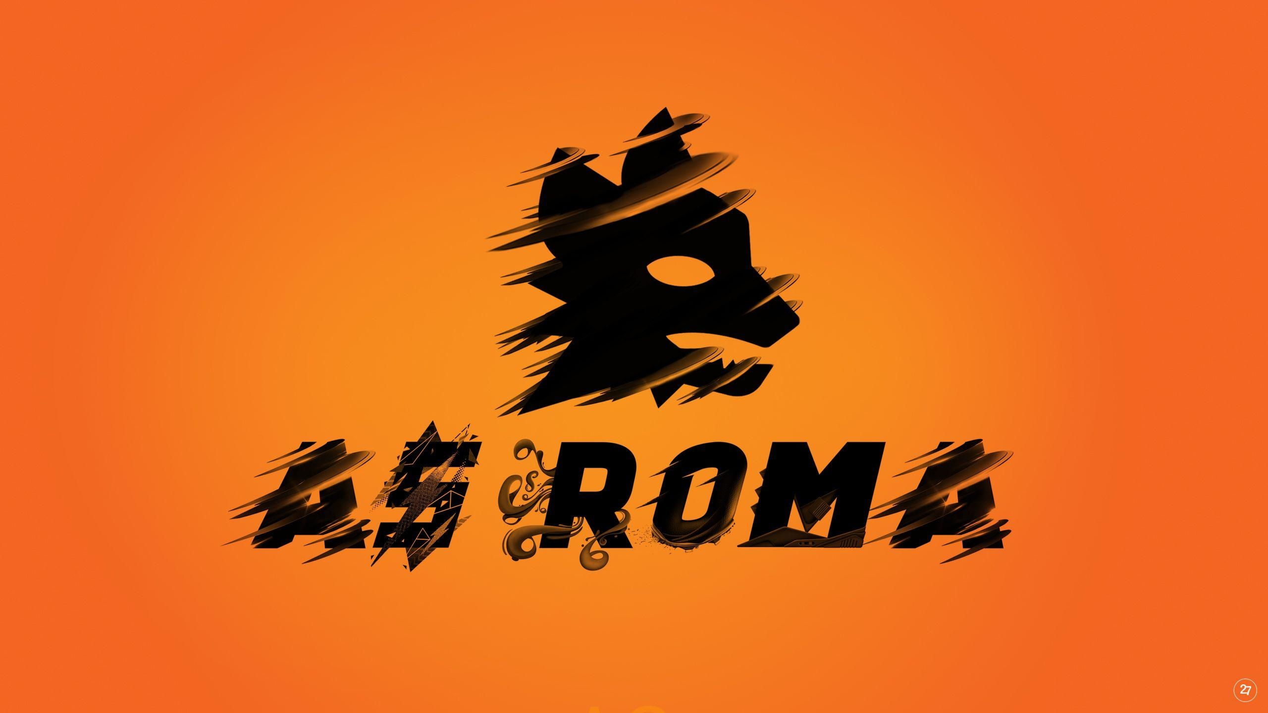 AS Roma, Neon, Träume, Hintergrund, Sport, 2560x1440 HD Desktop