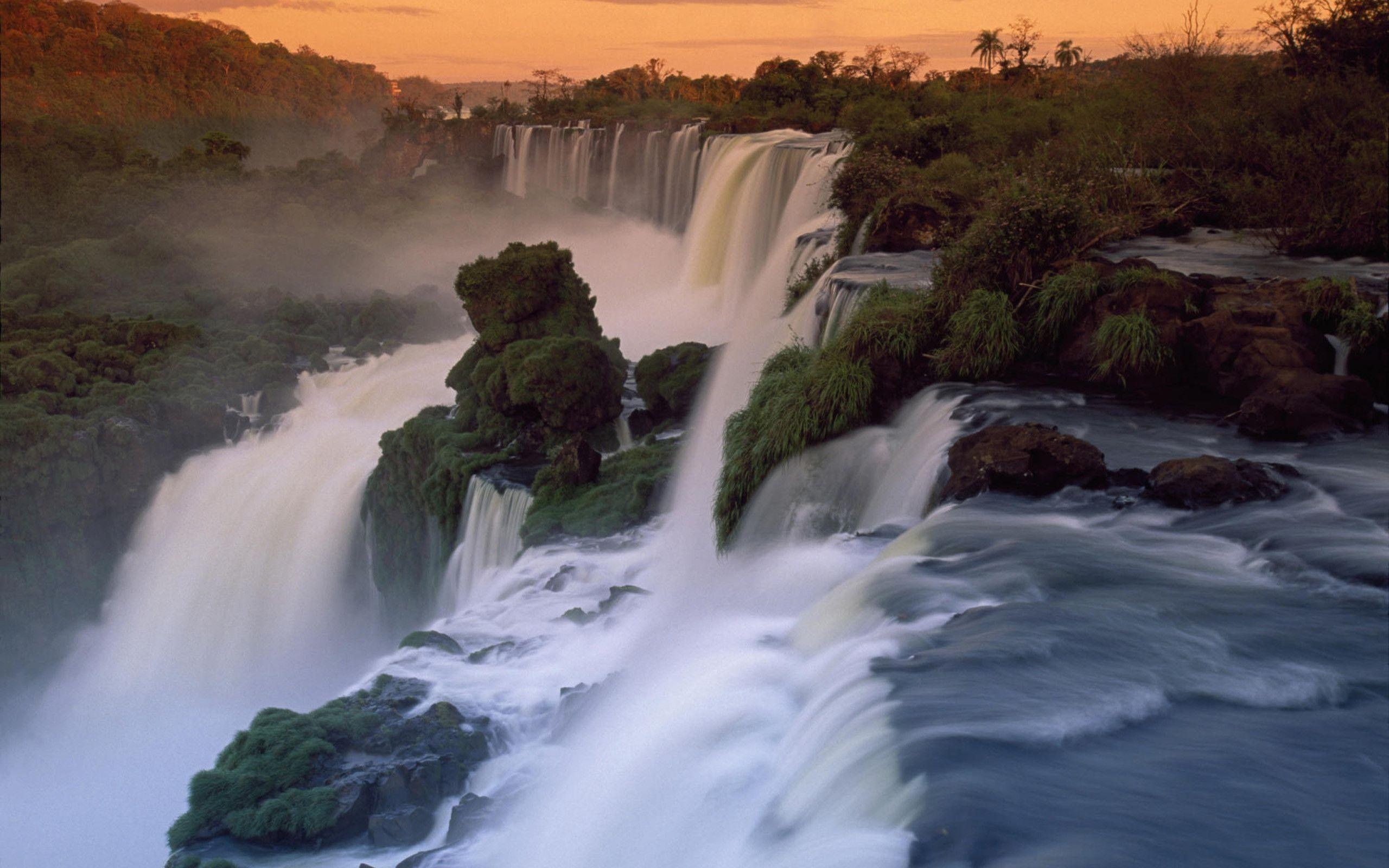 Iguazú-Wasserfälle, Fluss, tropisch, Paradies, abenteuerlich, 2560x1600 HD Desktop