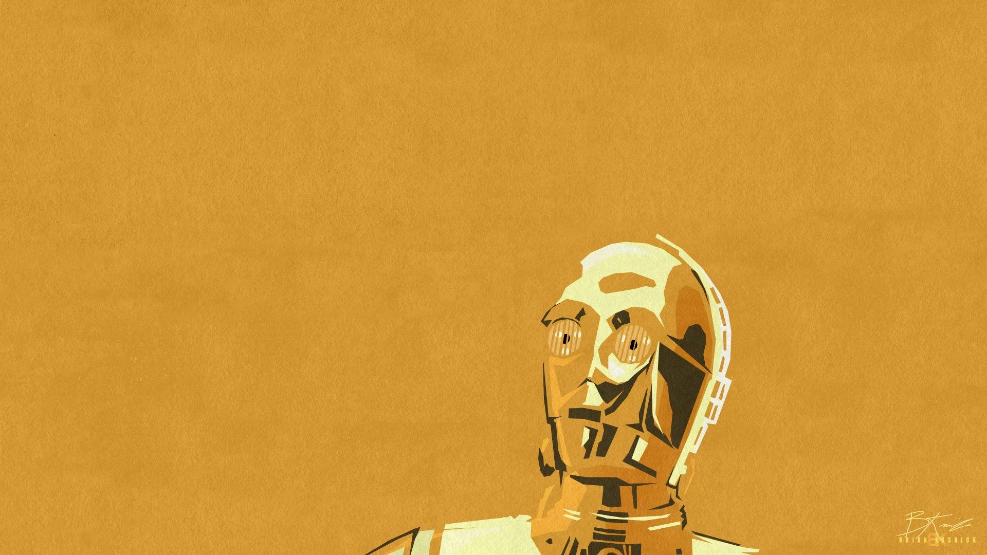 C-3PO, Film, Star Wars, Hintergrund, Roboter, 1920x1080 Full HD Desktop