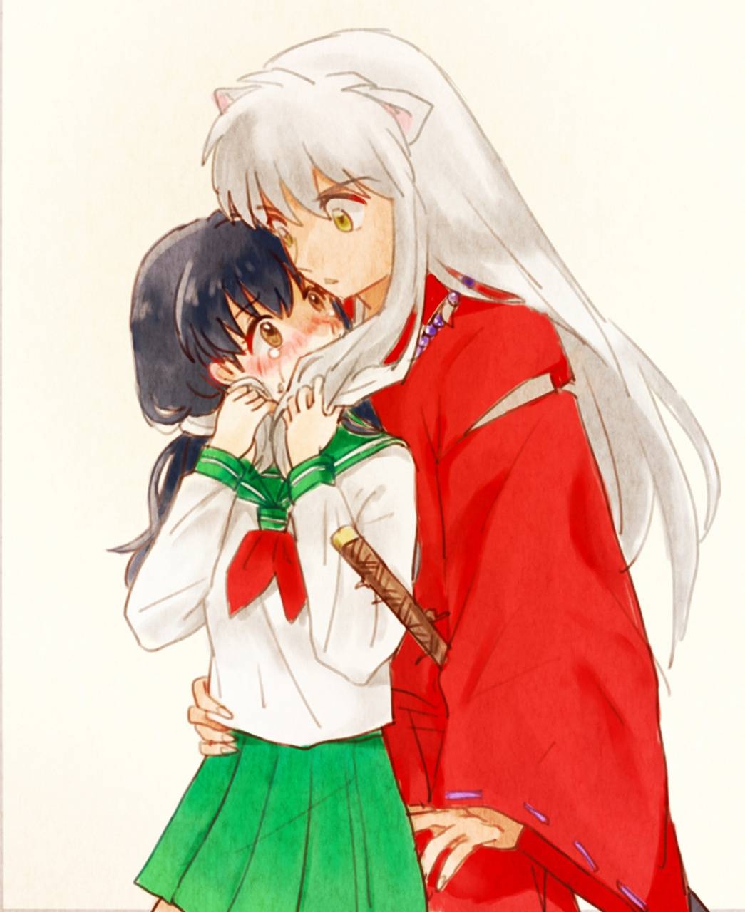 Inuyasha, Kagome, Anime, Hintergrund, Bild, 1050x1280 HD Handy