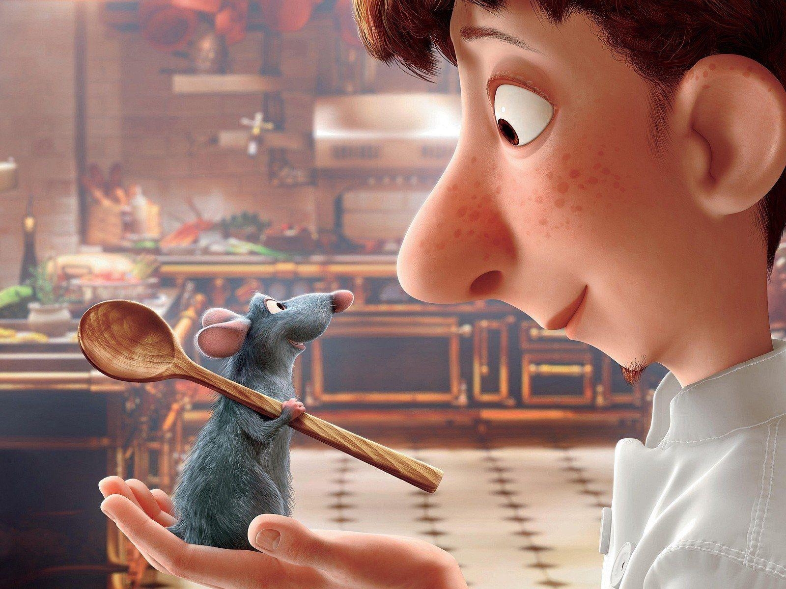 Alfredo Linguini, Ratatouille, Disney, Cartoon, Remy, 1600x1200 HD Desktop