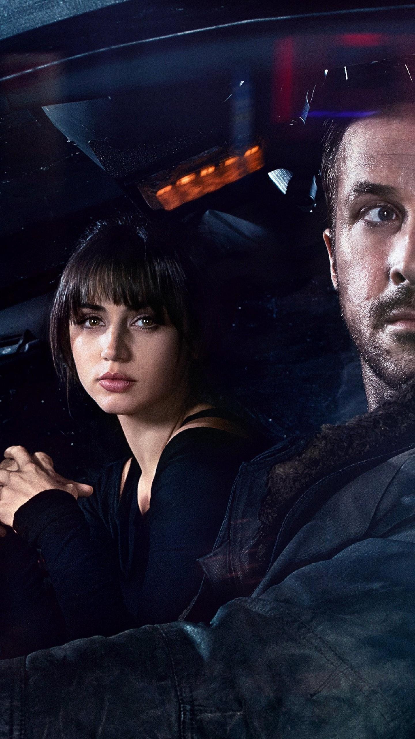 Ryan Gosling, Blade Runner, Ana de Armas, 4K, Filme, 1440x2560 HD Handy