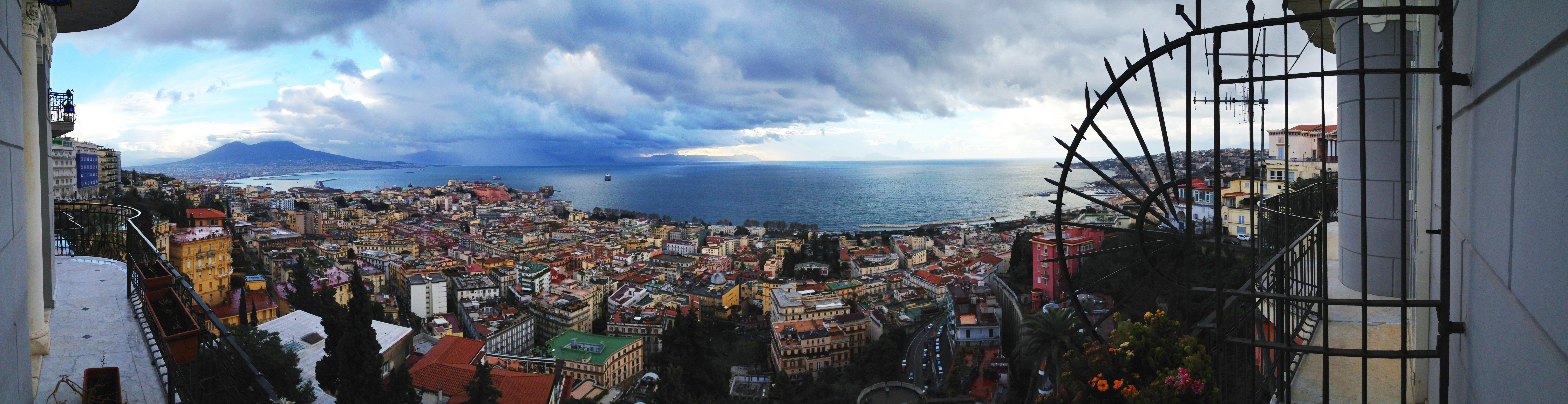 Neapel Stadt, Napoli, Architektur, Italienisch, Reisen, 8070x2080 4K Desktop