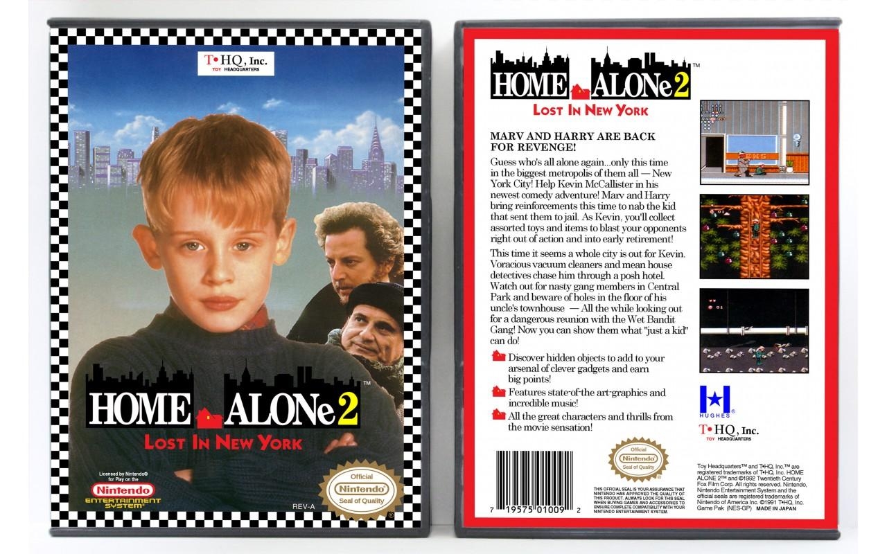 NES-Spiel, Retro, Home Alone 2, New York, Verpackung, 1280x800 HD Desktop