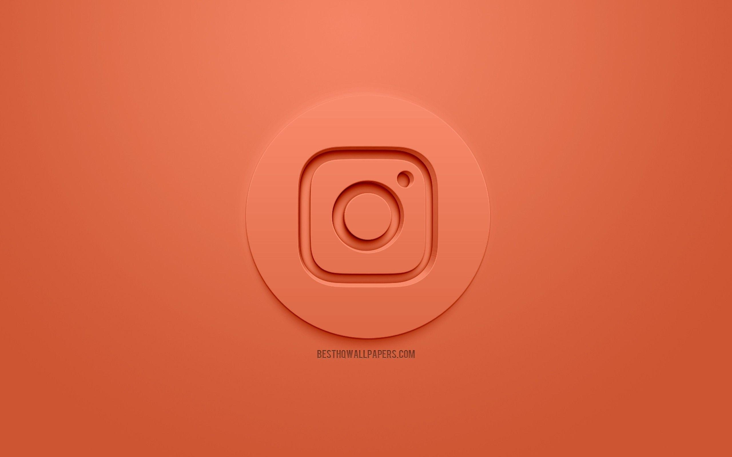 Instagram 3D Logo, Räumlich, Grafik, Visionär, 2560x1600 HD Desktop