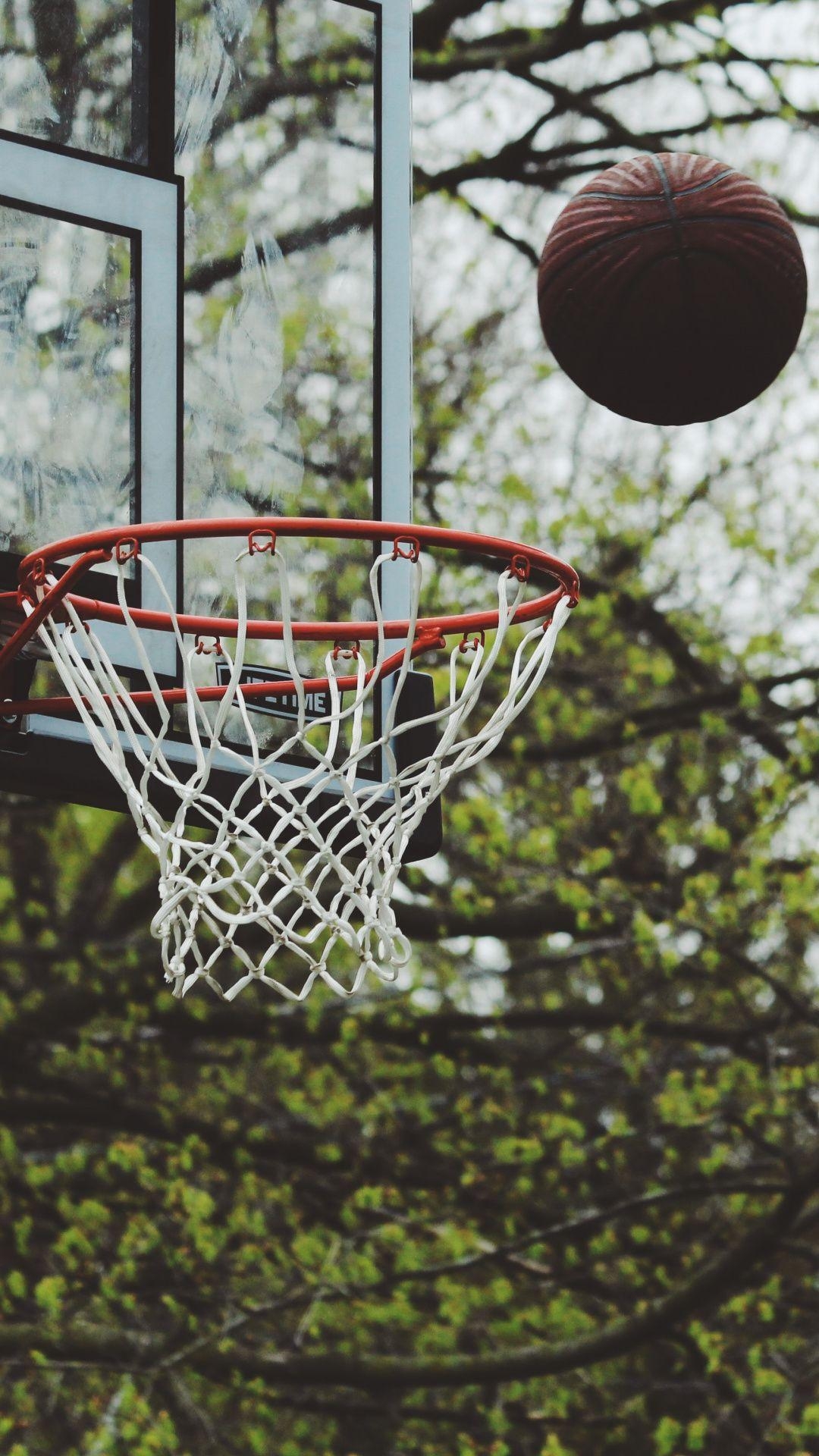 Streetball, Basketball, Freiplatz, Moves, Korb, 1080x1920 Full HD Handy