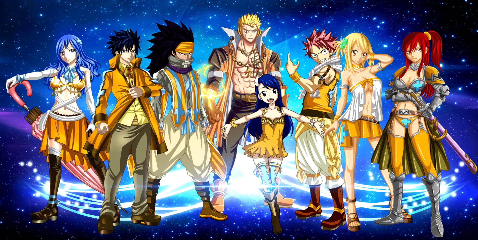 Laxus Dreyar, Fairy Tail, Anime Hintergrund, Magier, Manga, 1920x970 HD Desktop