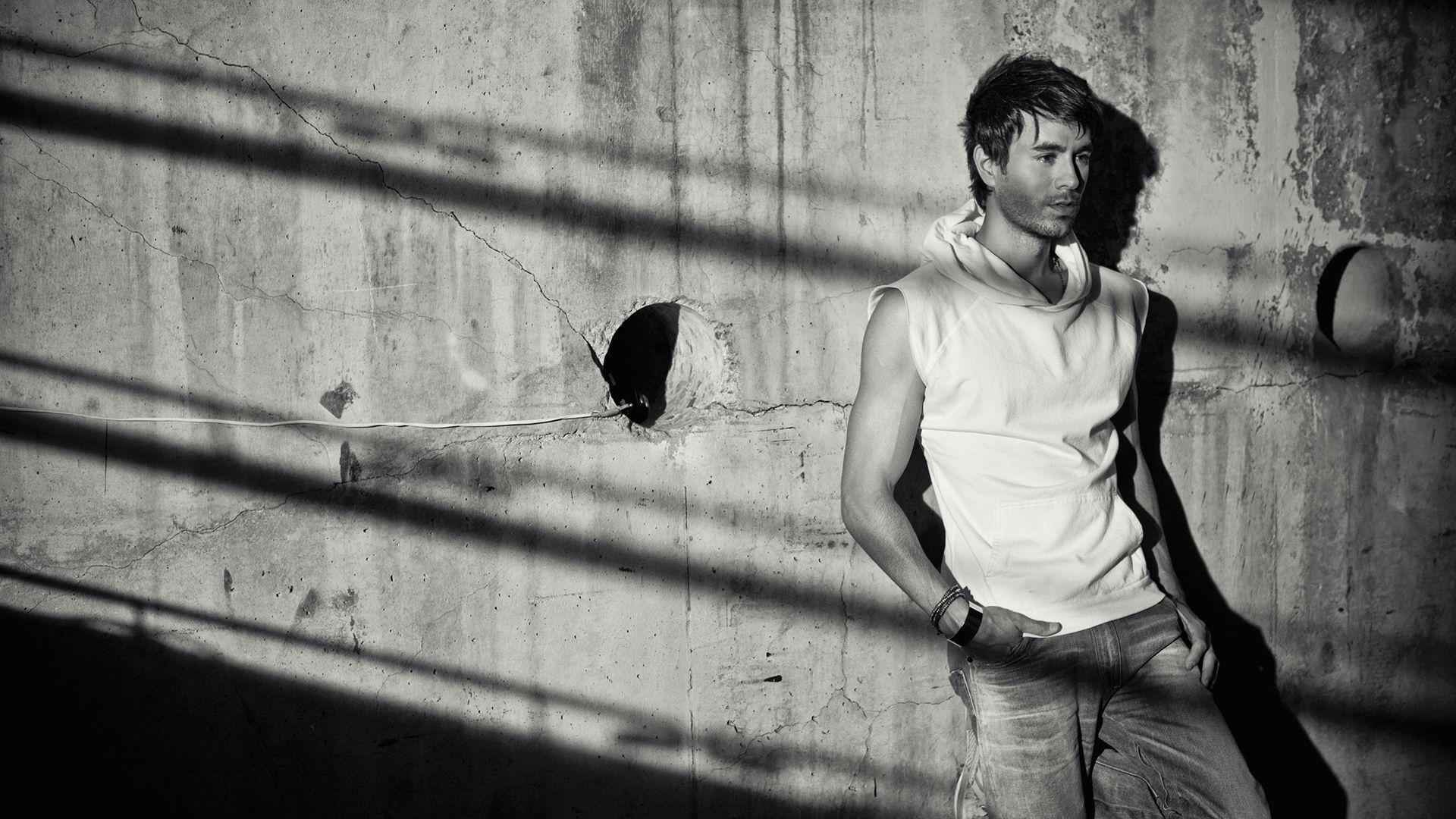 Enrique Iglesias, Schwarz-Weiß, Foto, HD, Desktop, 1920x1080 Full HD Desktop