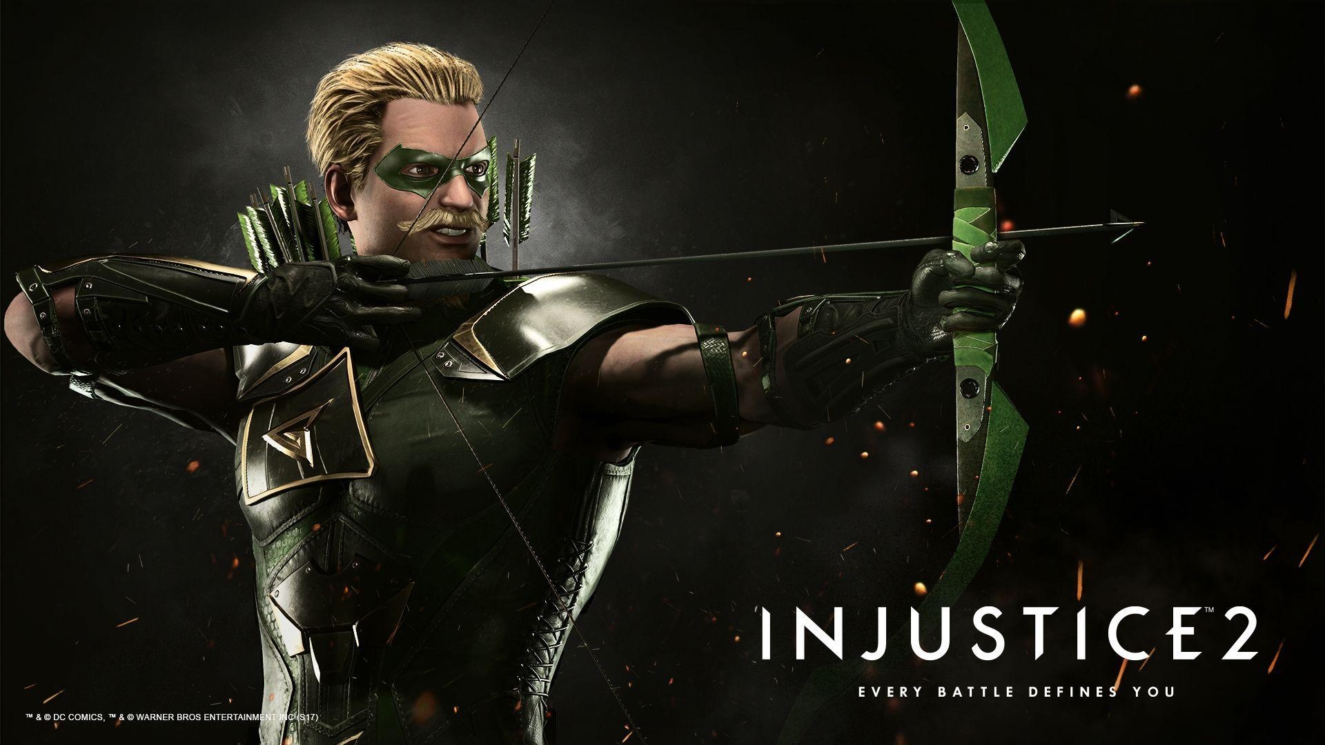 Injustice2, Green Arrow, Comics, DC, Hintergrund, 1920x1080 Full HD Desktop