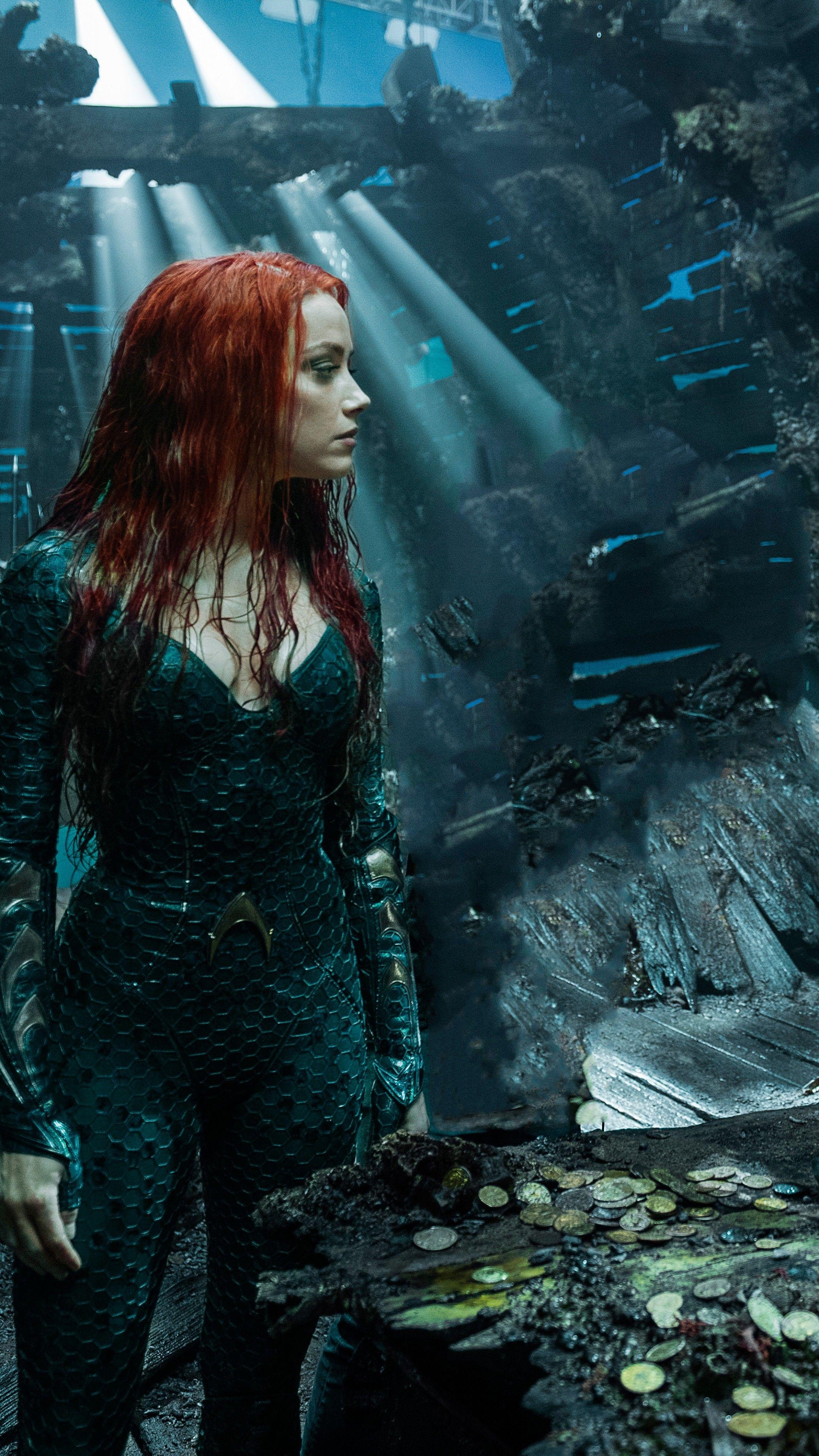 Amber Heard, Aquaman, Jason Momoa, 6K, Film, 2160x3840 4K Handy